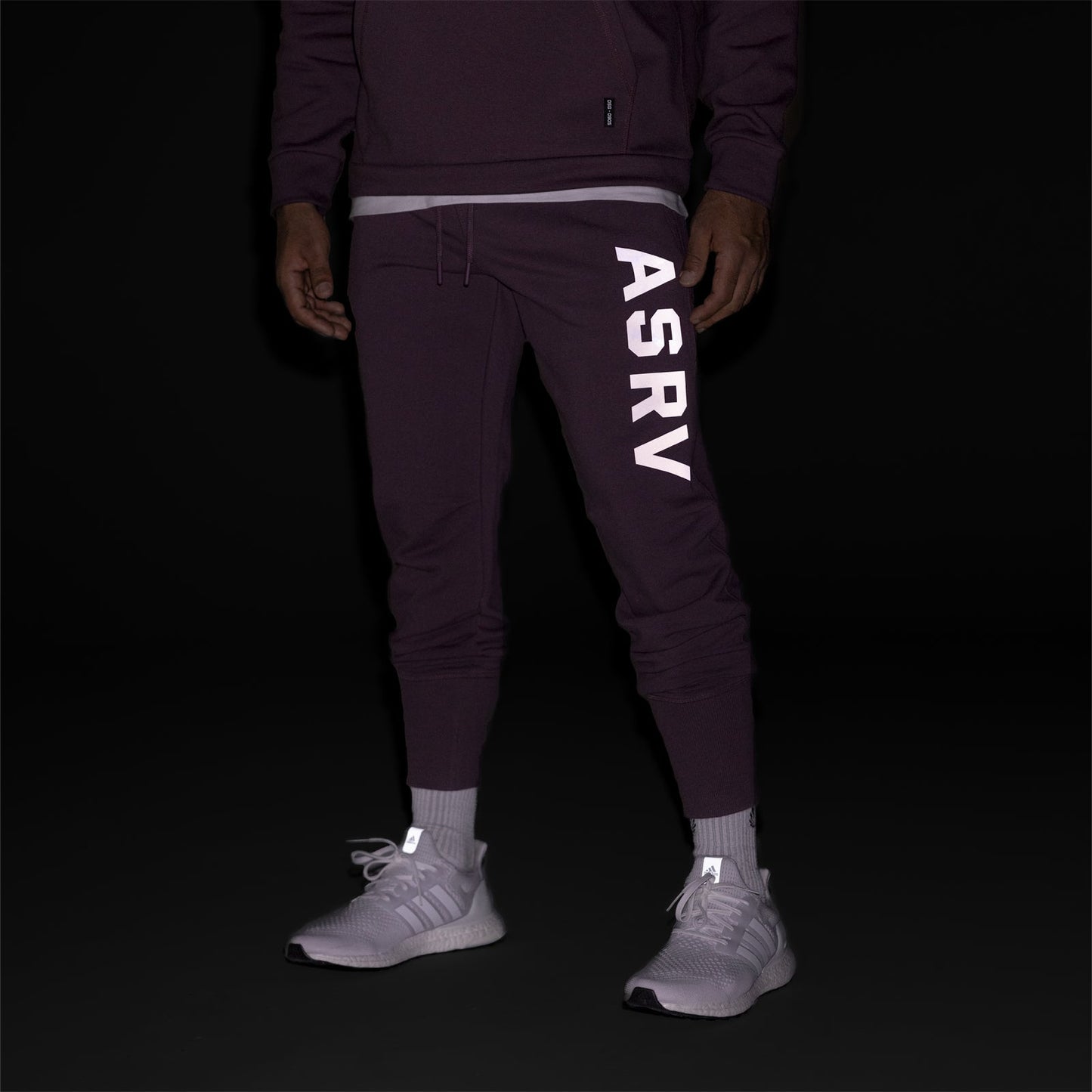 0915. Tech-Terry™ High Rib Jogger Deep Purple "ASRV" | ASRV US