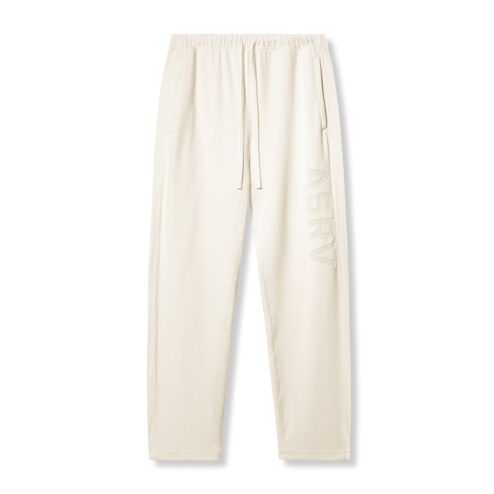 0957. Waffle Knit Relaxed Sweatpant Cream | ASRV for sale