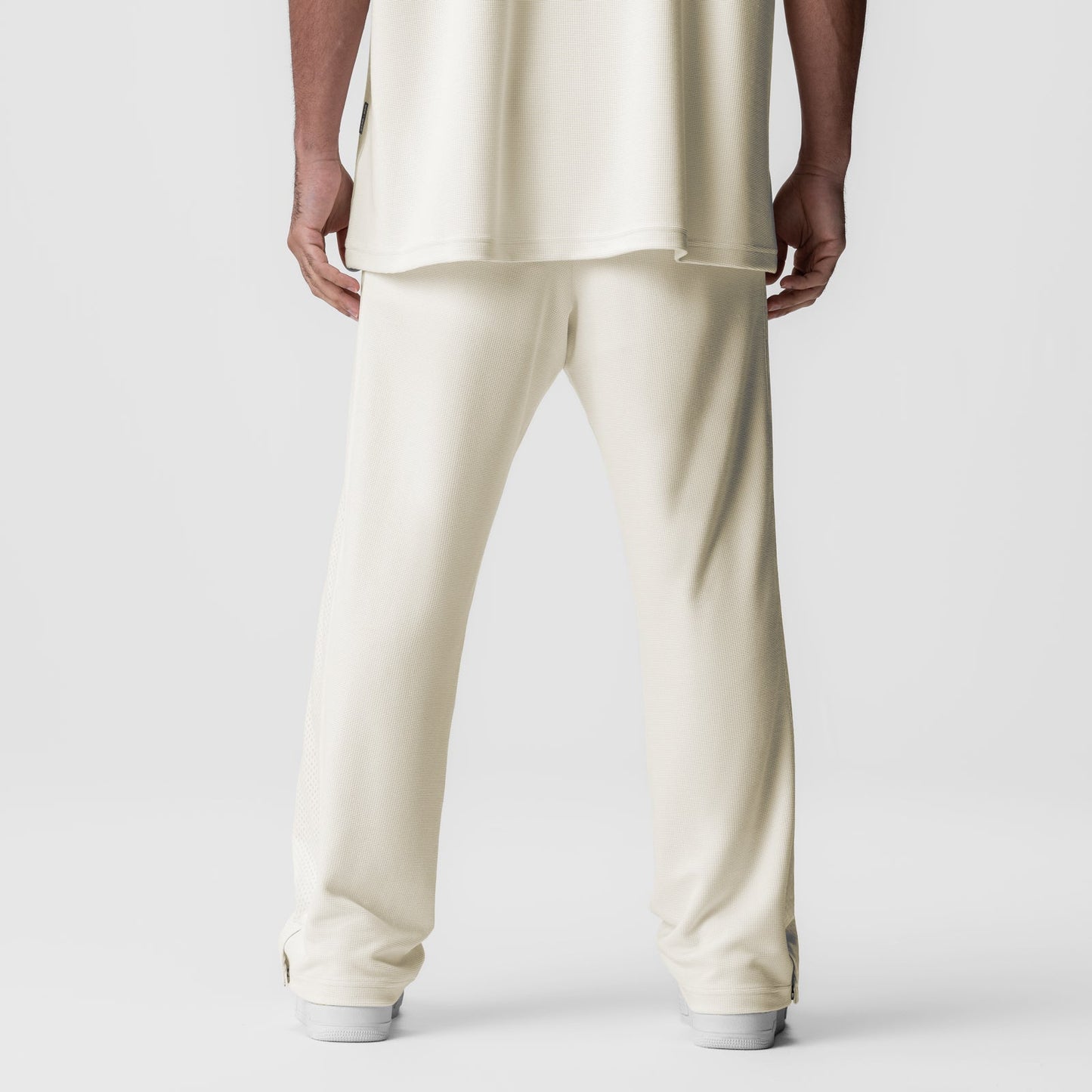 0957. Waffle Knit Relaxed Sweatpant Cream | ASRV for sale