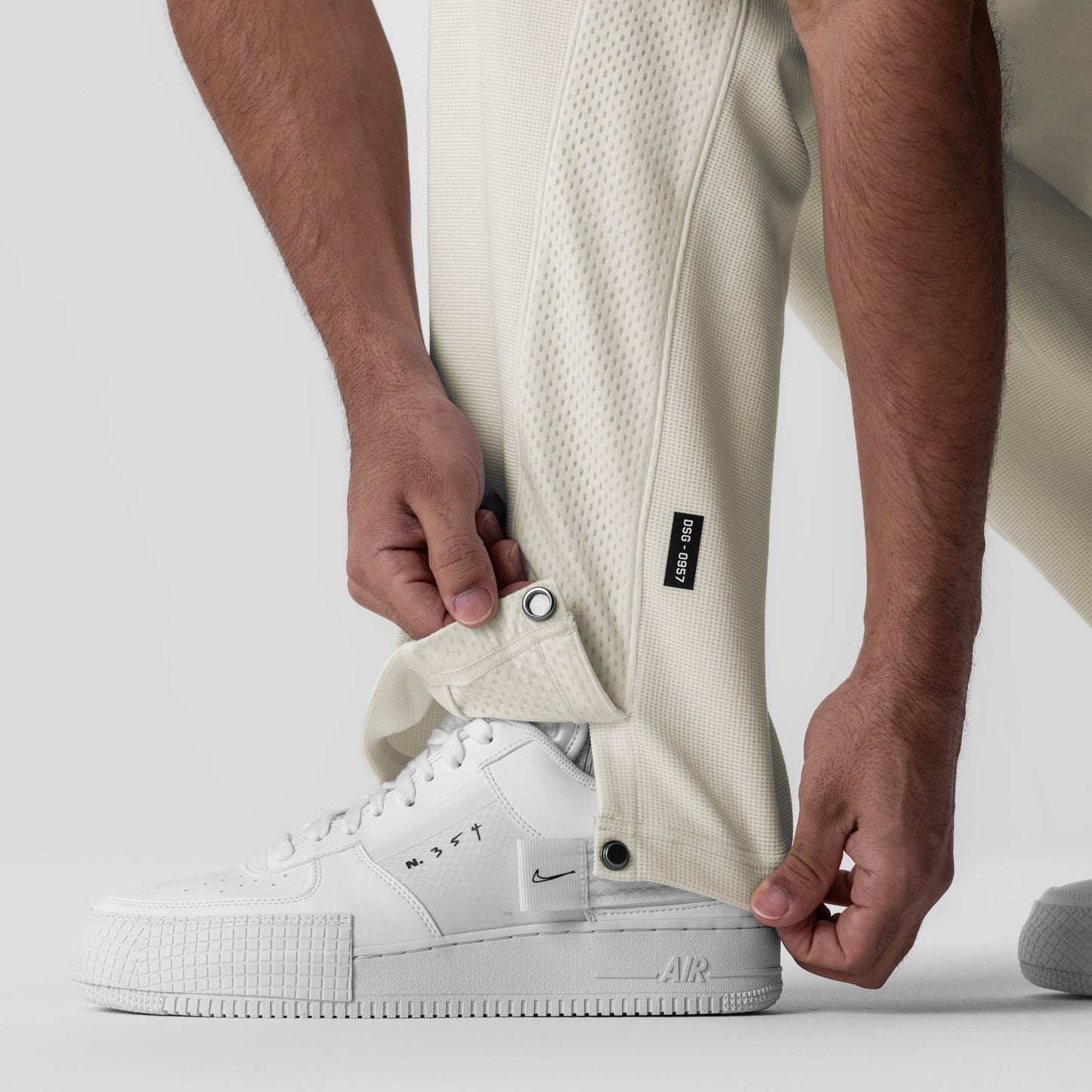 0957. Waffle Knit Relaxed Sweatpant Cream | ASRV for sale
