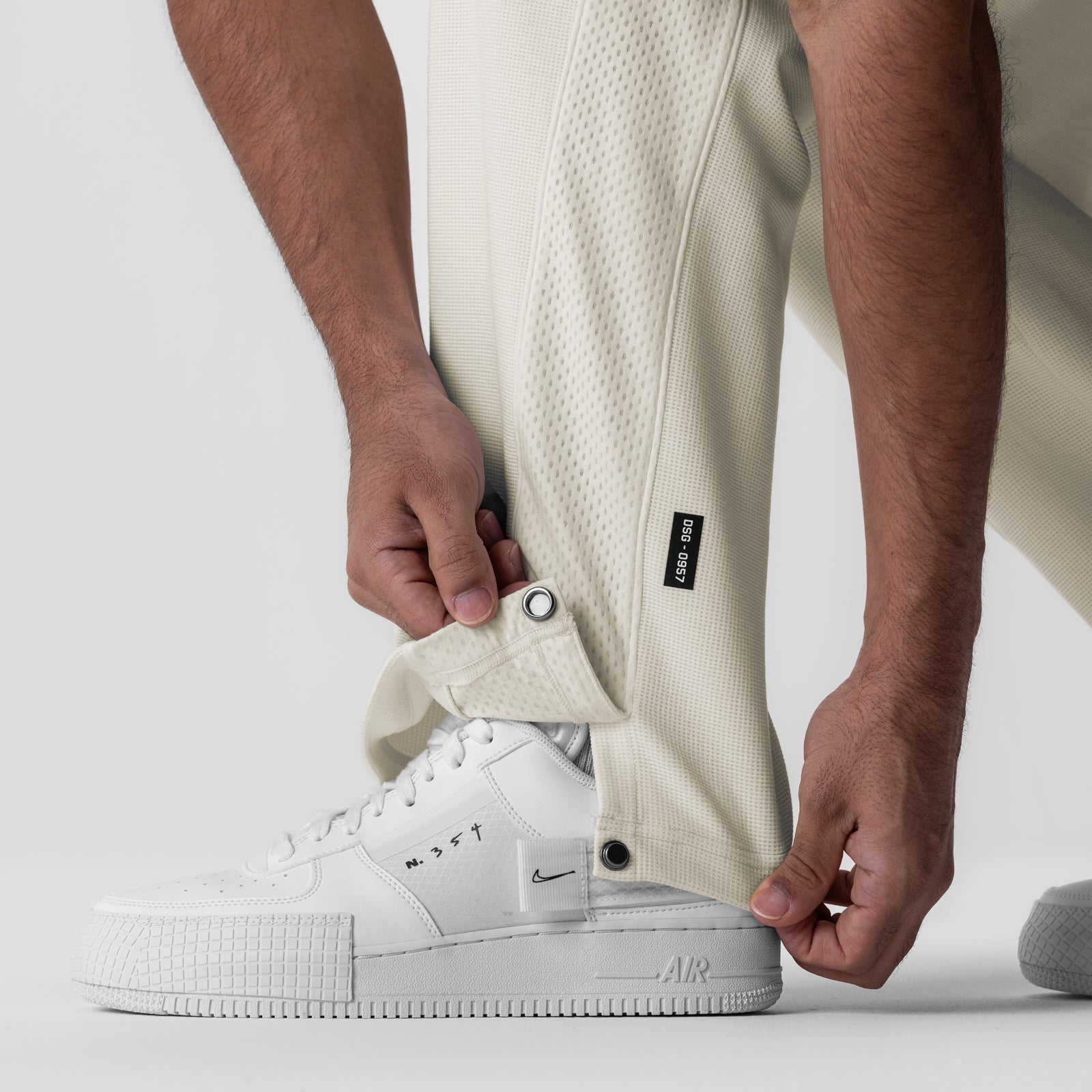 0957. Waffle Knit Relaxed Sweatpant Cream | ASRV for sale