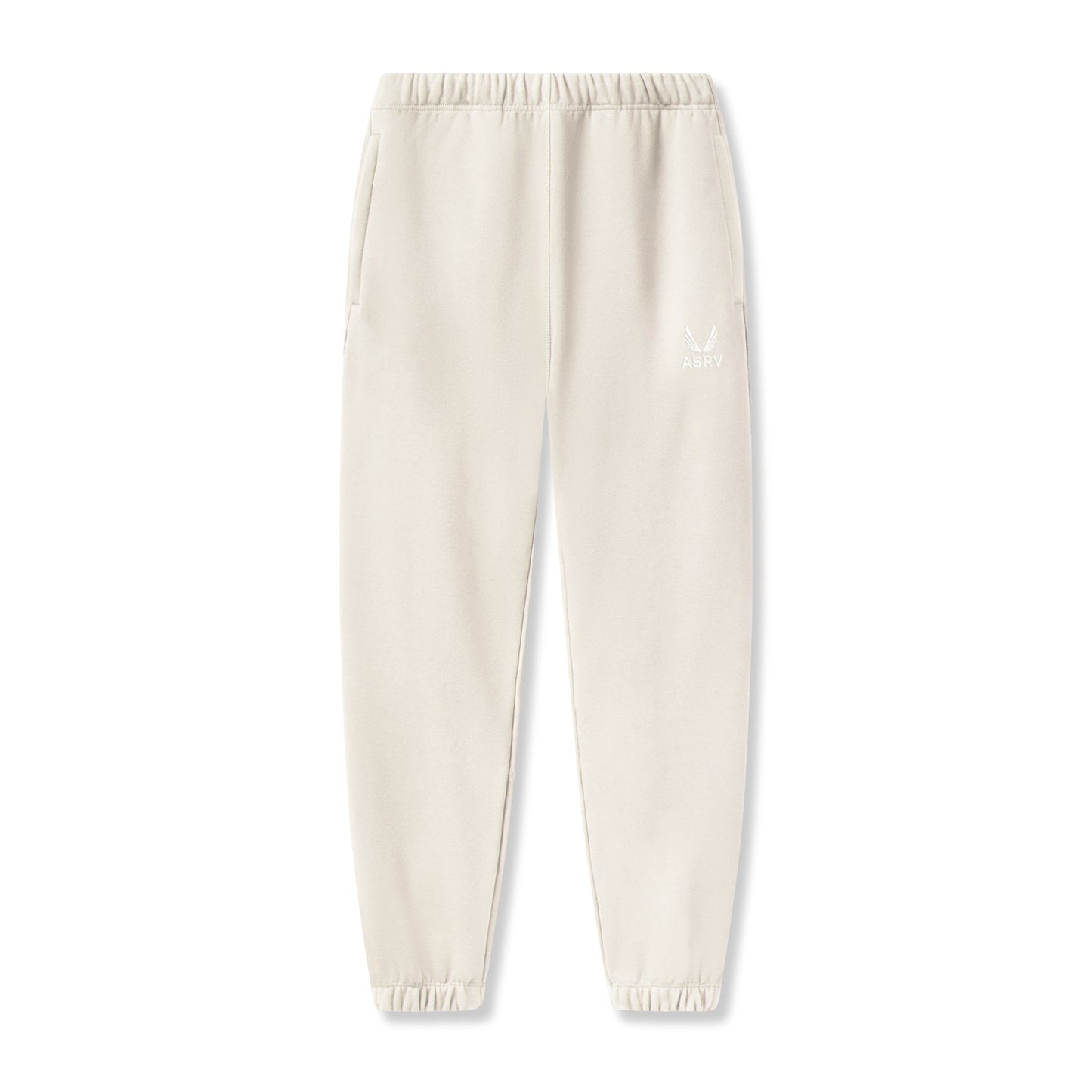 0655. Tech-Terry™ Oversized Sweats Ivory Cream "Emblem" | ASRV Discount