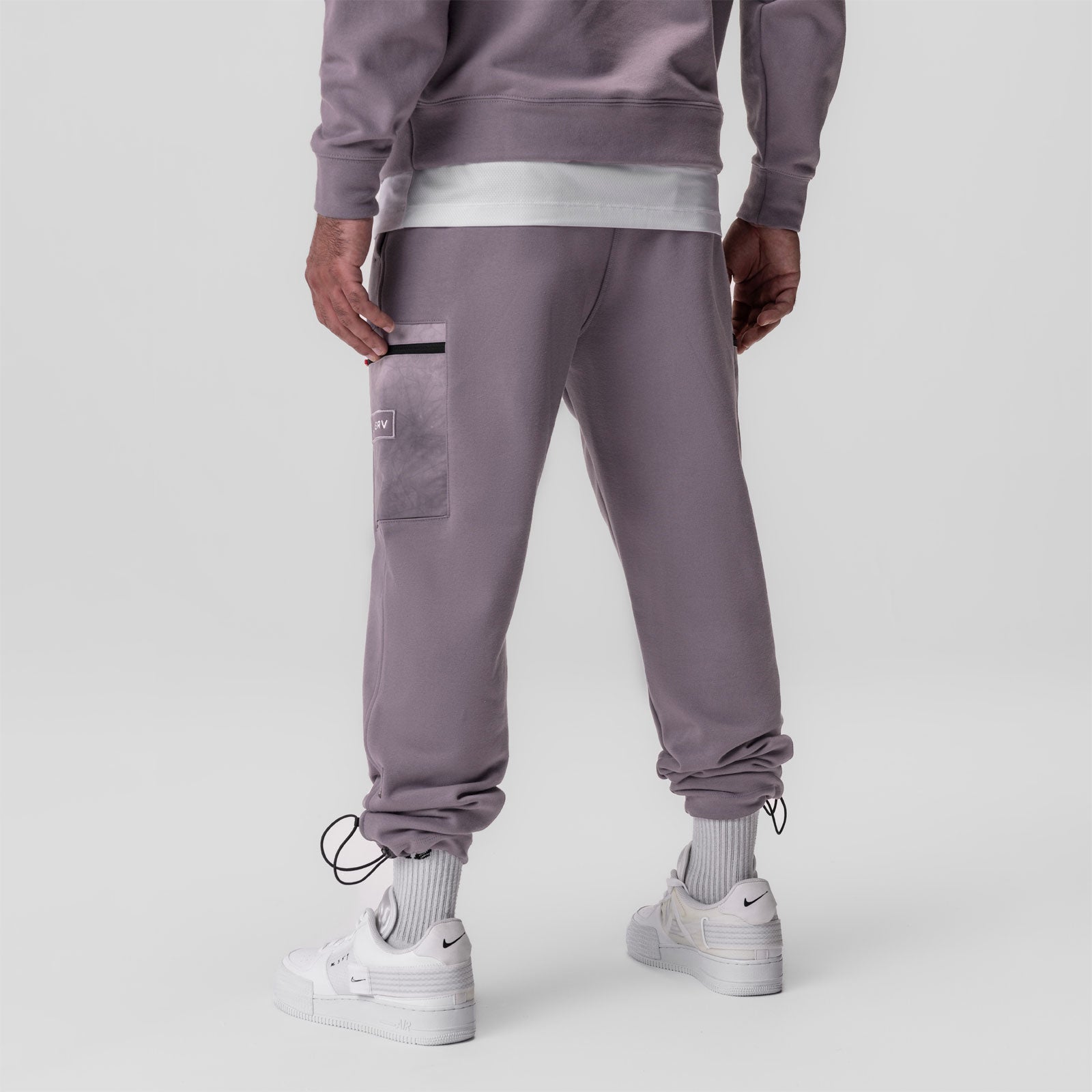 0914. Tech-Terry™ Paneled Cinch Cargo Jogger Moonscape/Wave-Dye | ASRV Online