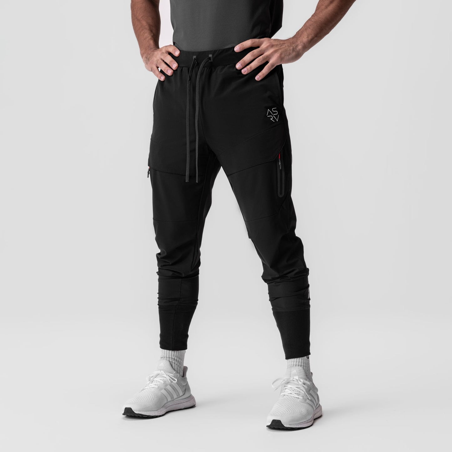 0690. Tetra-Lite® Tech High Rib Jogger Black "Cyber" | ASRV US
