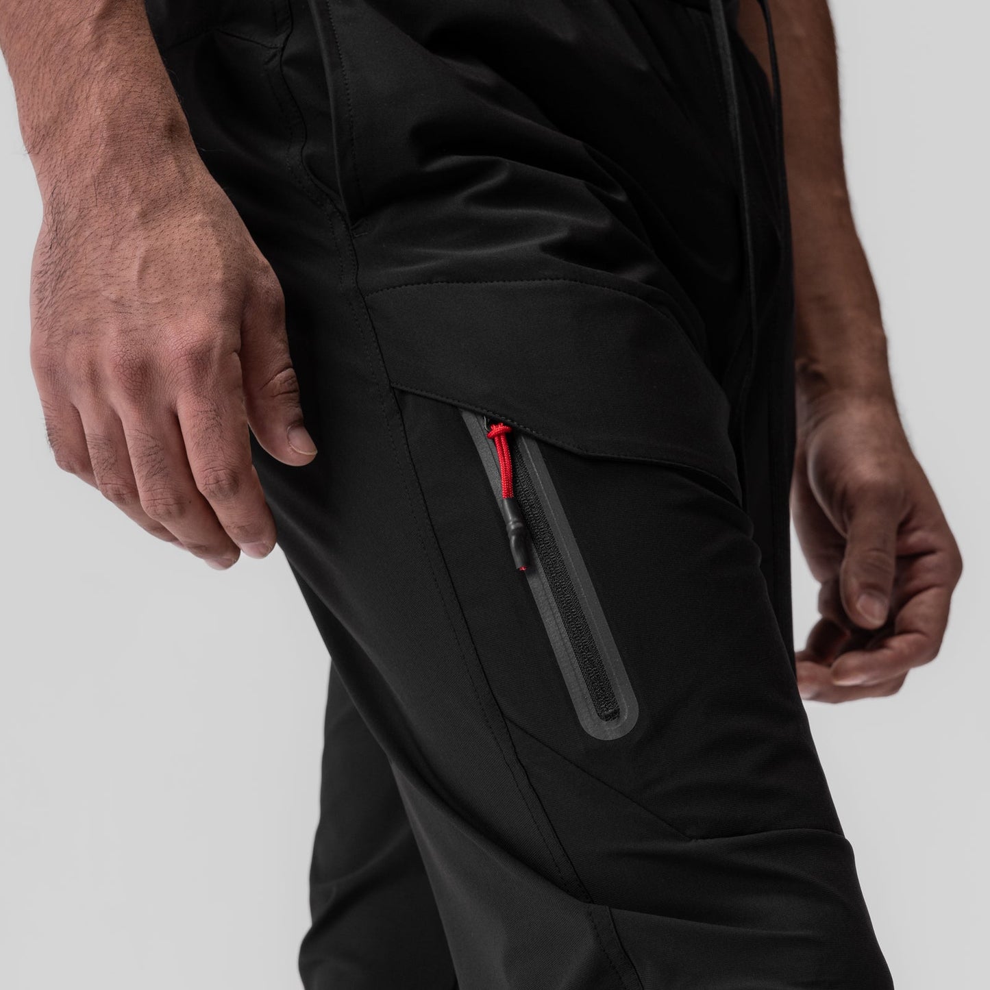 0690. Tetra-Lite® Tech High Rib Jogger Black "Cyber" | ASRV US