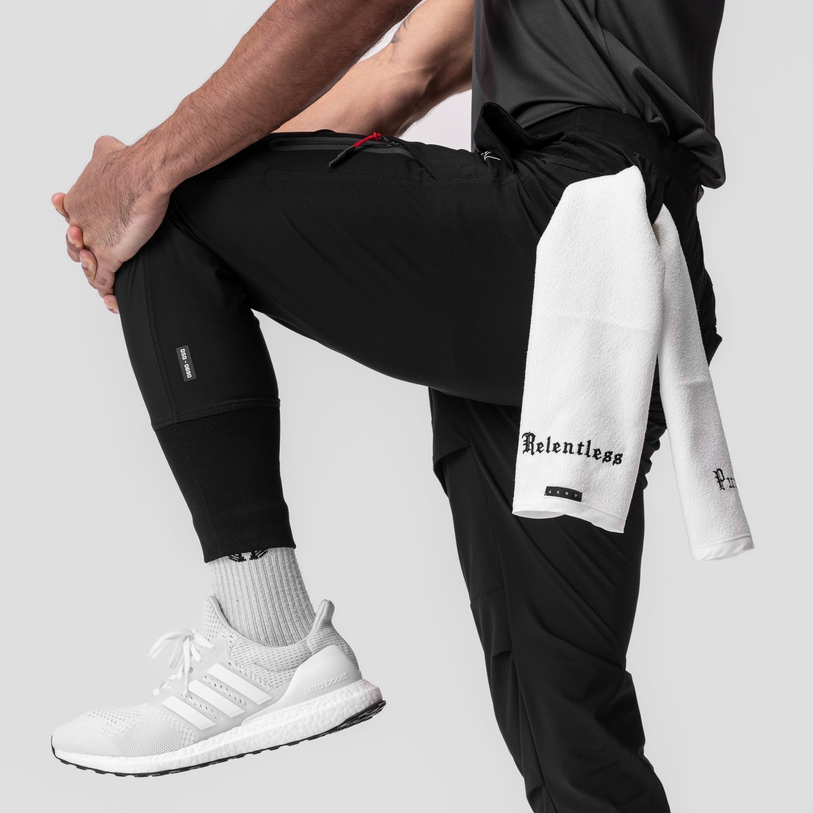 0690. Tetra-Lite® Tech High Rib Jogger Black "Cyber" | ASRV US