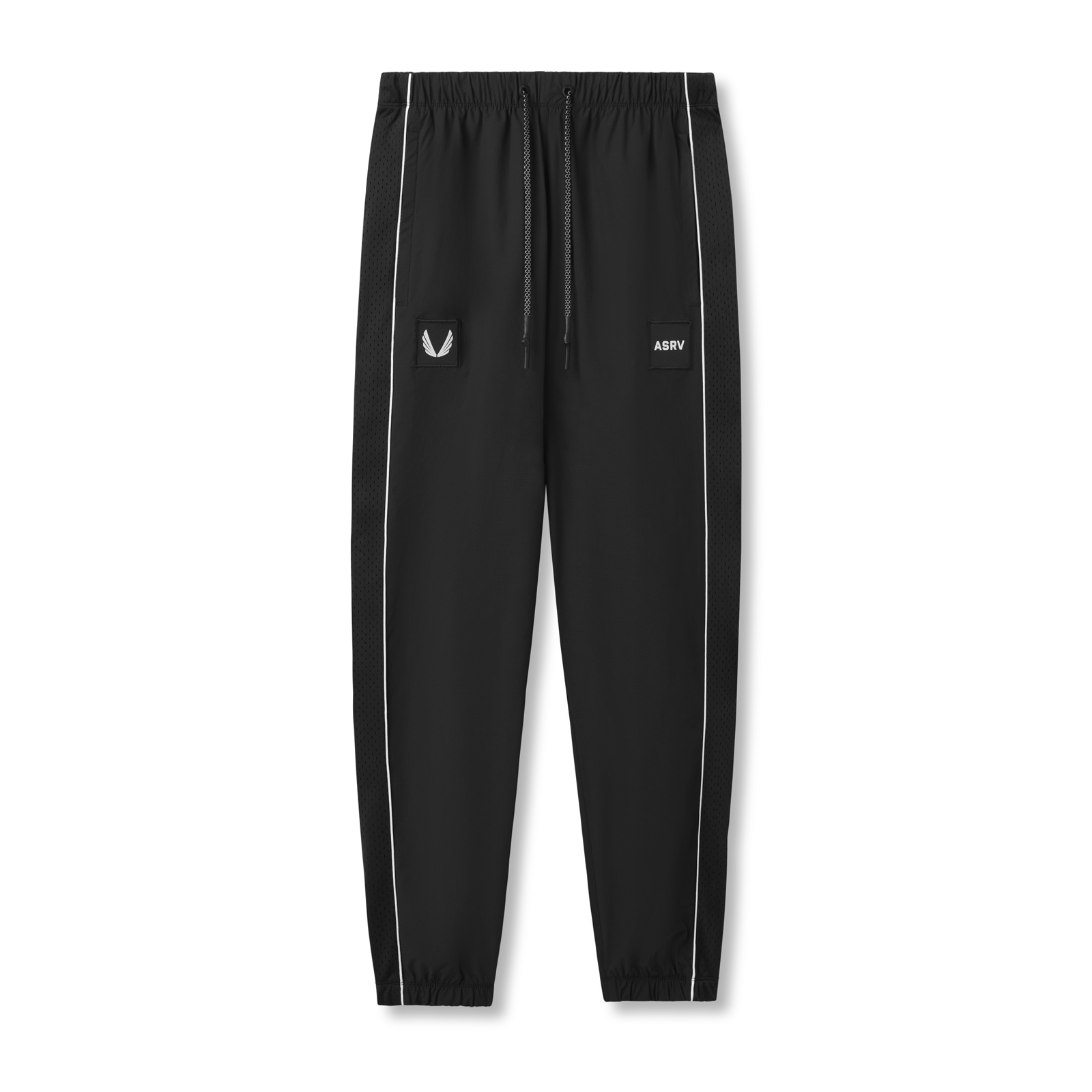 0796. Ripstop Oversized Track Pant Black "Patch" | ASRV for sale