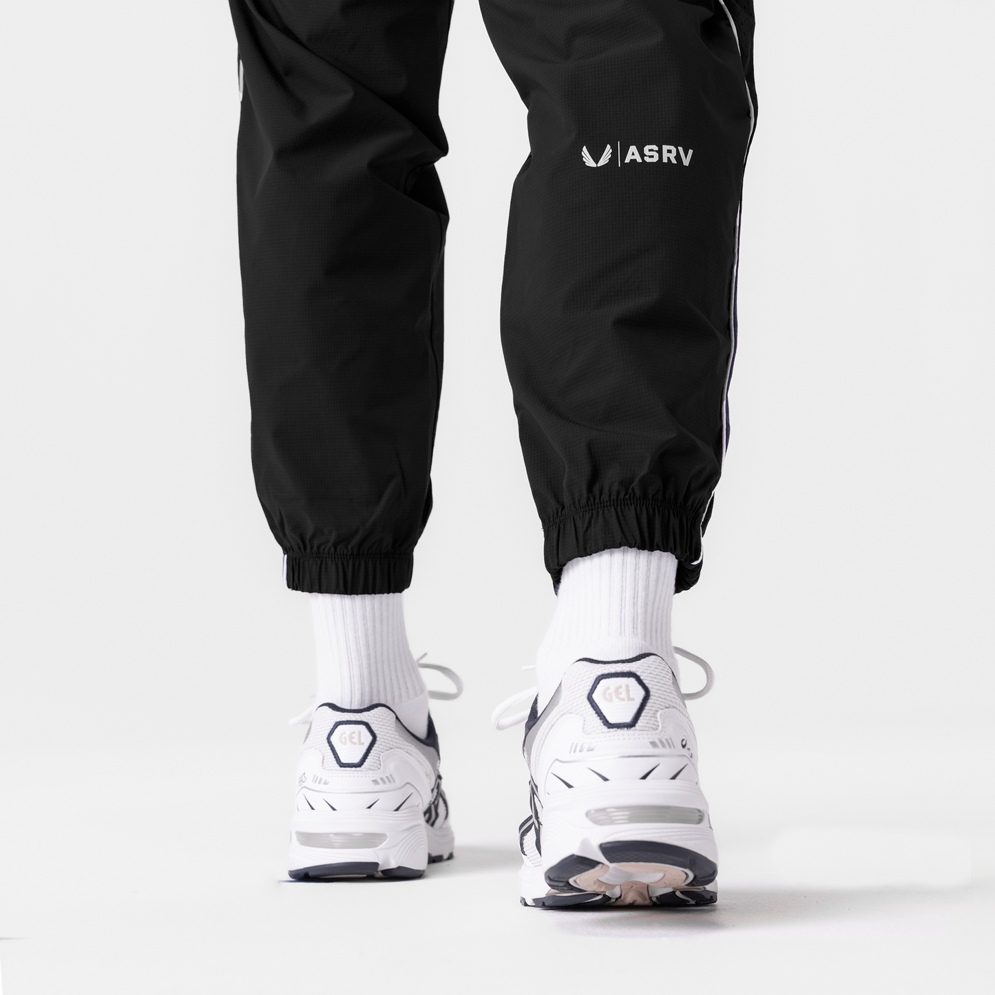 0796. Ripstop Oversized Track Pant Black "Patch" | ASRV for sale