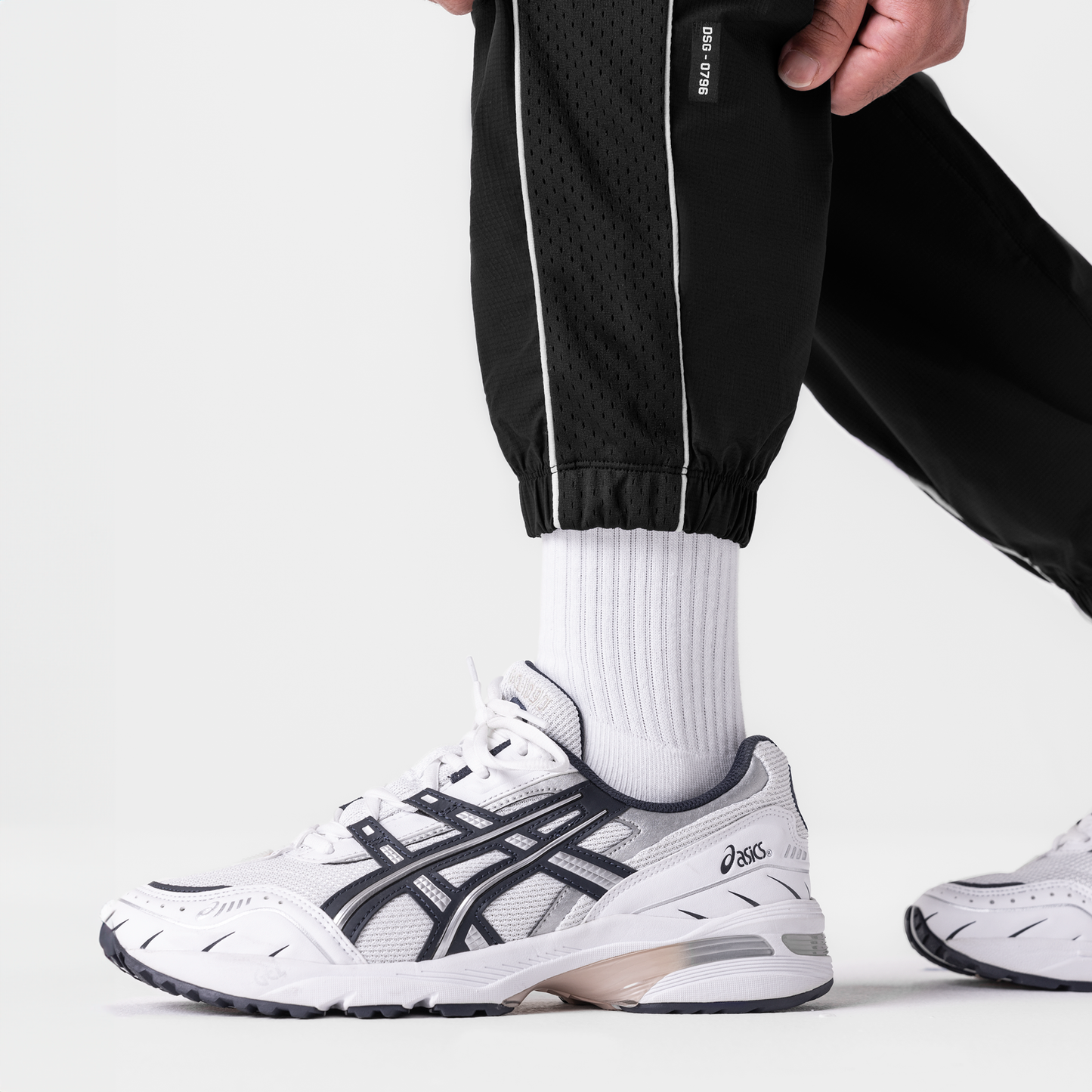 0796. Ripstop Oversized Track Pant Black "Patch" | ASRV for sale