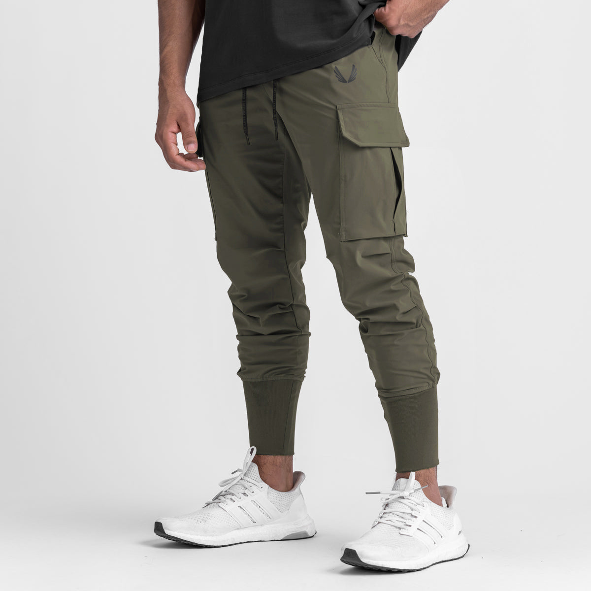 0437. Tetra-Lite® Cargo High Rib Jogger Dark Olive | ASRV discount
