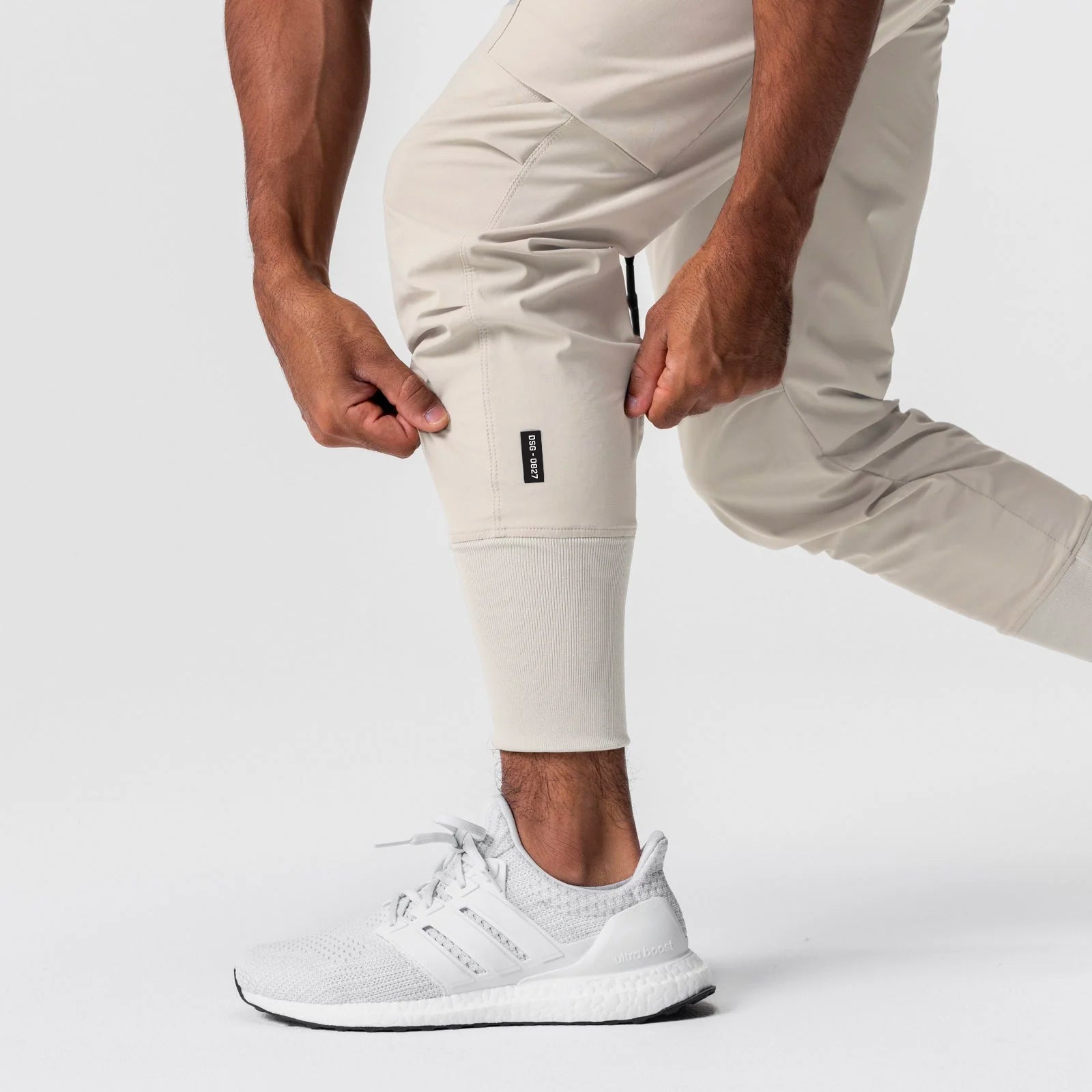 0827. Tetra-Lite® Inlay Pocket High Rib Jogger Sand Smoke | ASRV Discount