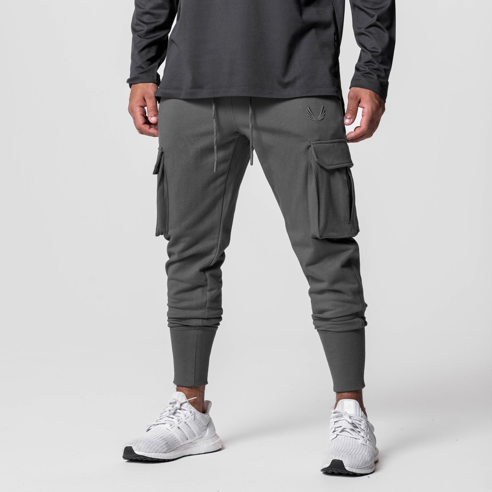 0654. Tech-Terry™ Cargo High Rib Jogger Raven | ASRV US