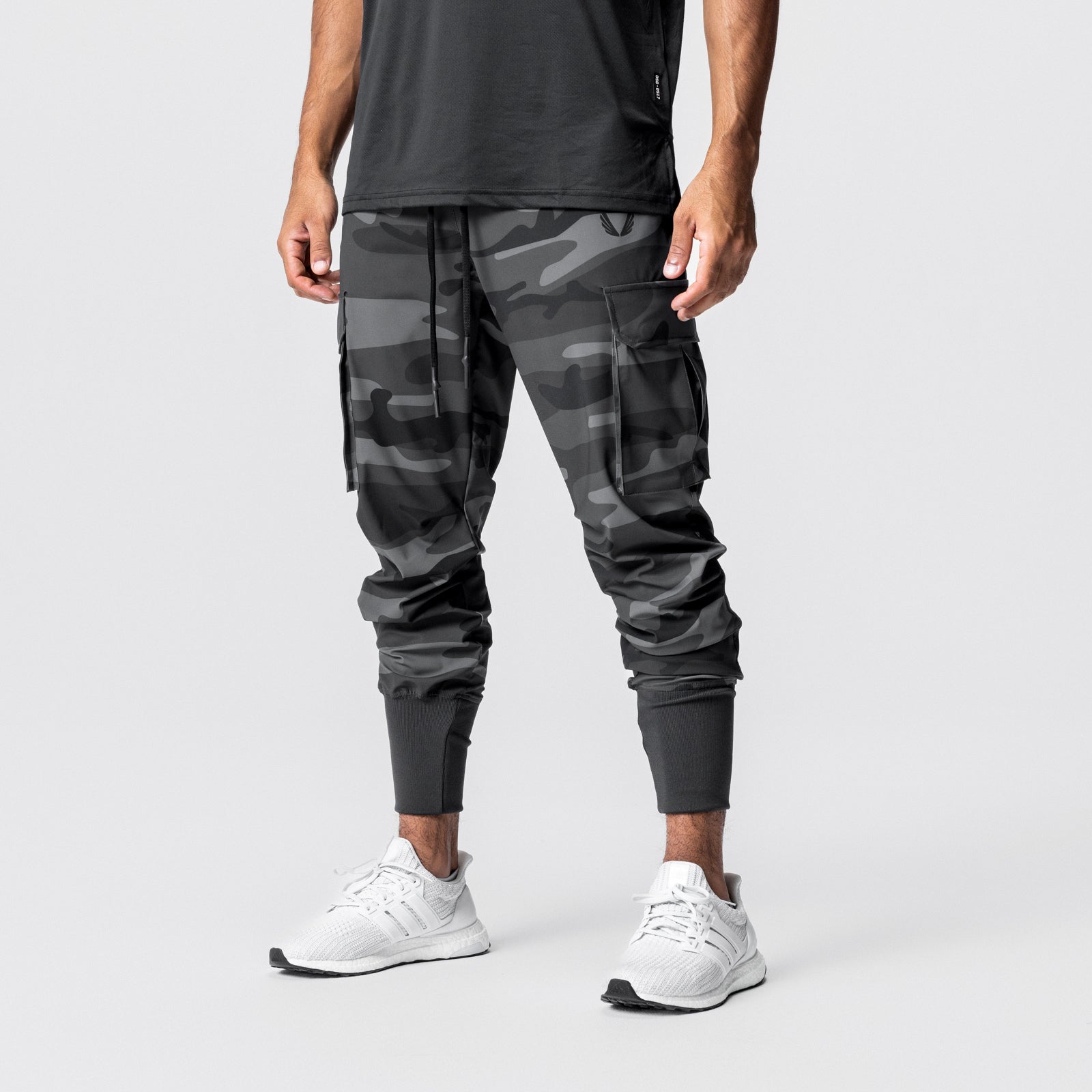 0437. Tetra-Lite® Cargo High Rib Jogger Black Camo | ASRV for sale