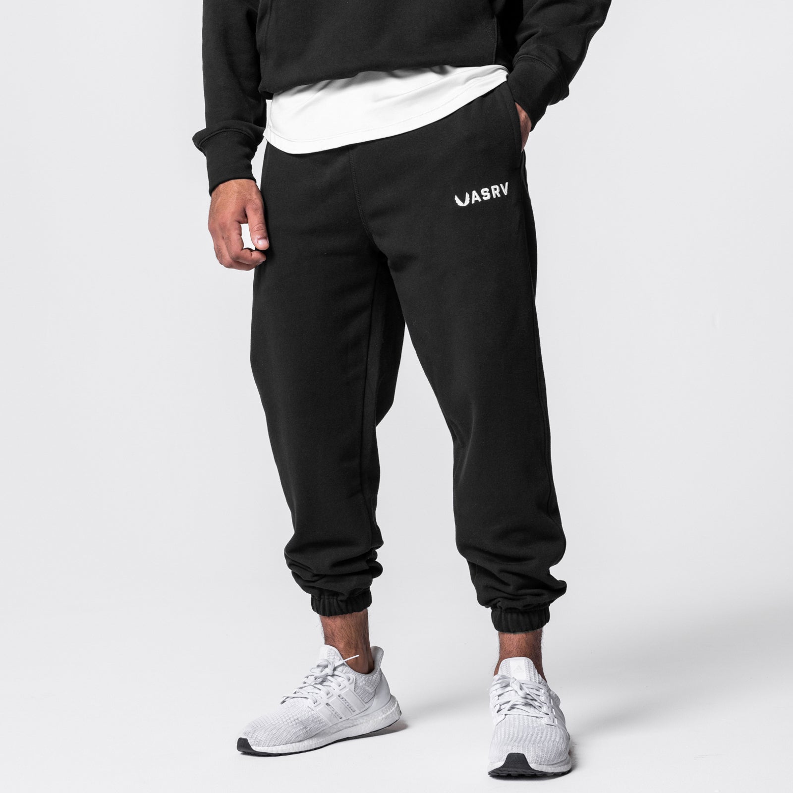 0655. Tech-Terry™ Oversized Sweats Black | ASRV Discount
