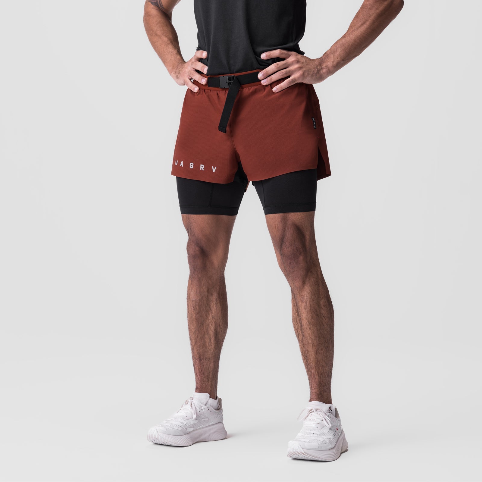 0786. Ripstop 3" Belt Pack Short Brick/Black | ASRV on sale
