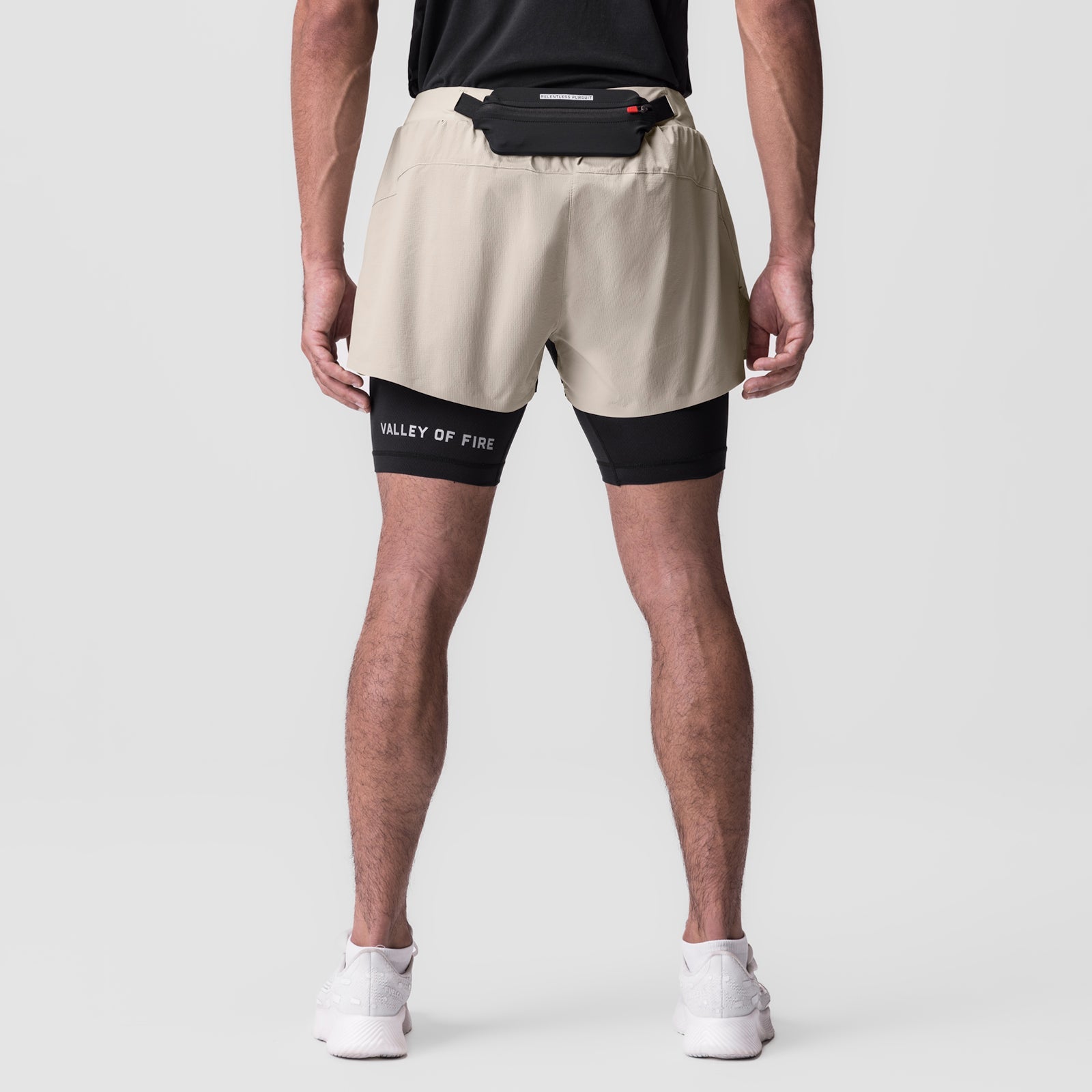 0786. Ripstop 3" Belt Pack Short Beige/Black | ASRV for sale
