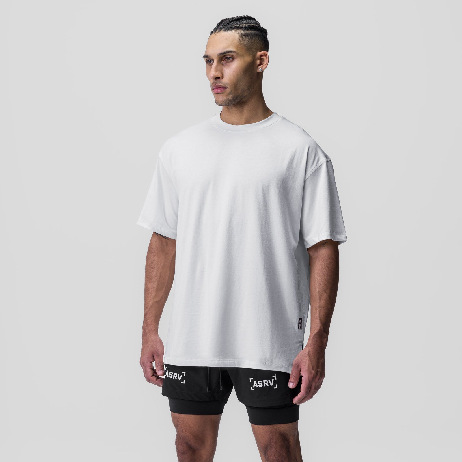 0824. Supima® Oversized Tee White | ASRV Discount