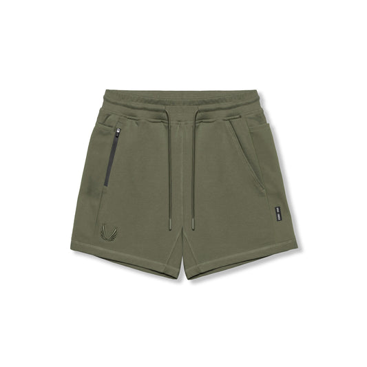 0867. Tech-Terry™ Sidelock Sweat Short Olive | ASRV sale
