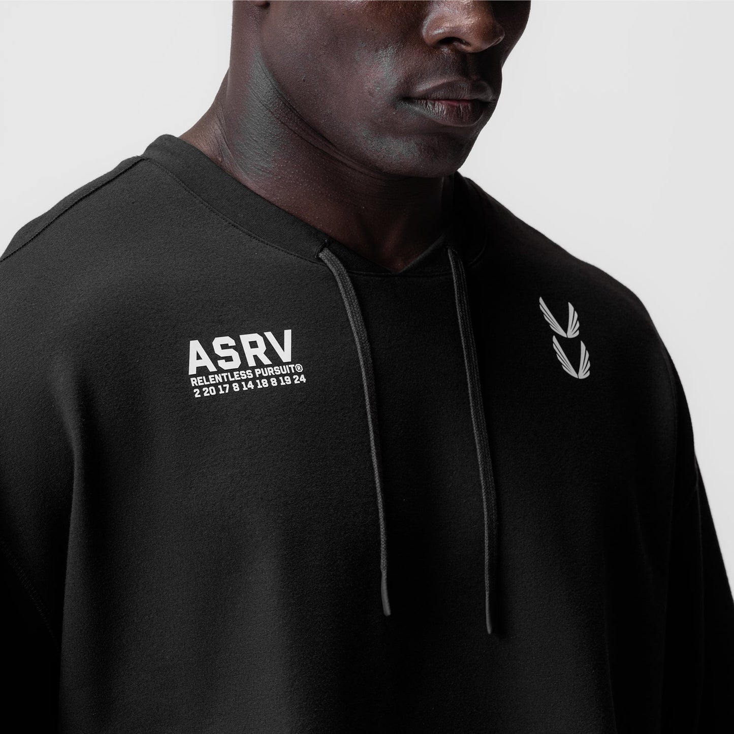 0945. Micro-Terry Warm-Up Tee Black | ASRV for sale