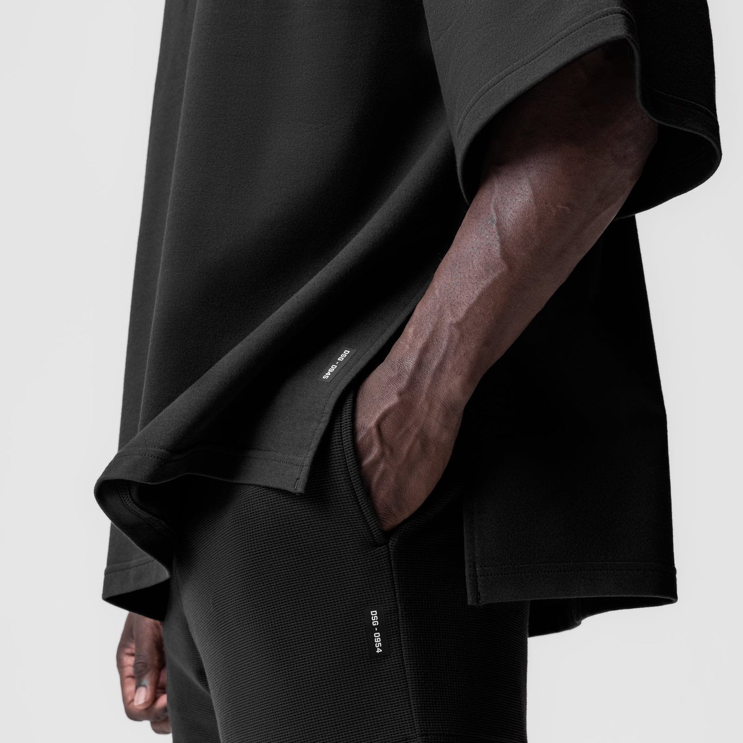 0945. Micro-Terry Warm-Up Tee Black | ASRV for sale