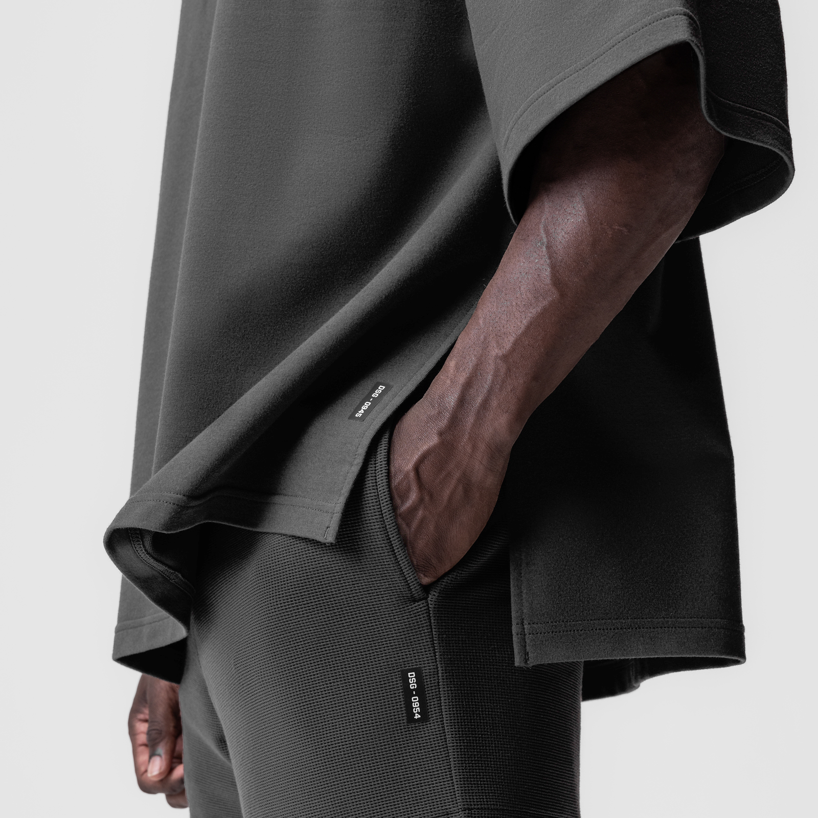 0945. Micro-Terry Warm-Up Tee Space Grey | ASRV discount