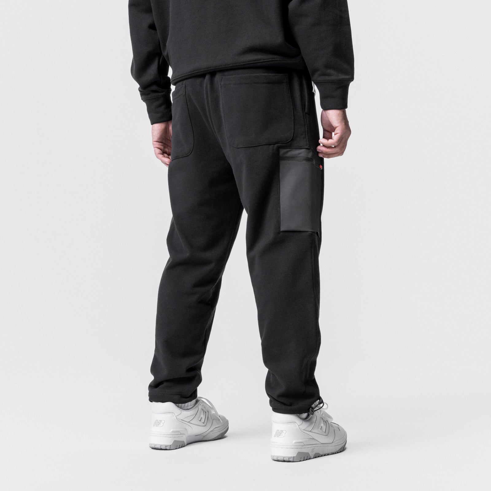 0736. Tech-Terry™ Cinch Cargo Jogger Black | ASRV Discount