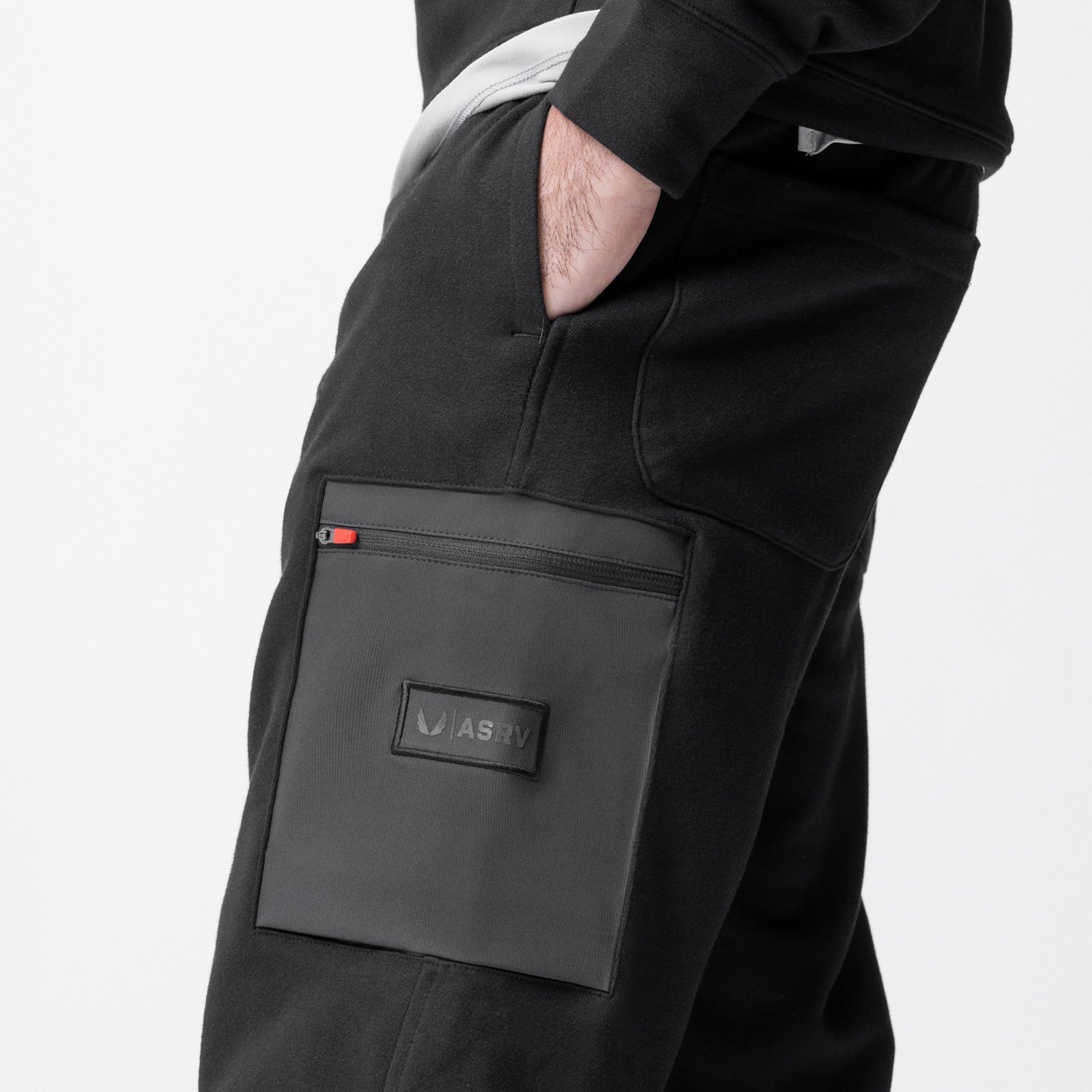 0736. Tech-Terry™ Cinch Cargo Jogger Black | ASRV Discount
