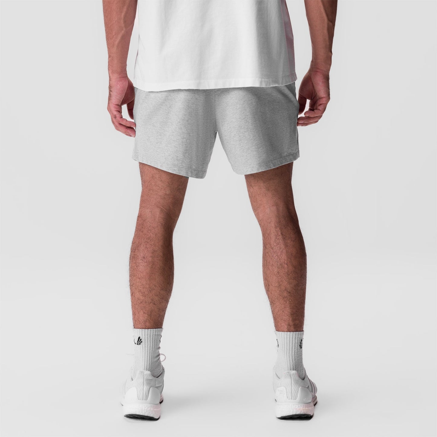 0849. Tech Essential™ Sweat Short Heather Grey | ASRV sale