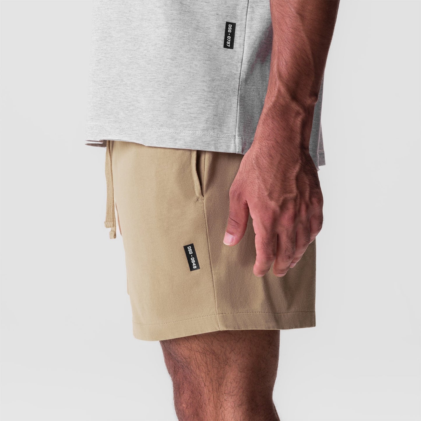 0849. Tech Essential™ Sweat Short Khaki | ASRV on sale
