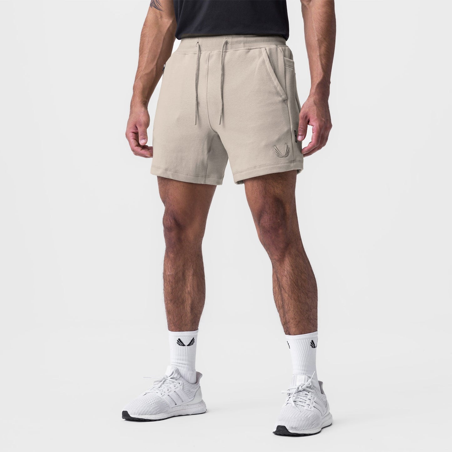 0867. Tech-Terry™ Sidelock Sweat Short Sand Smoke | ASRV discount