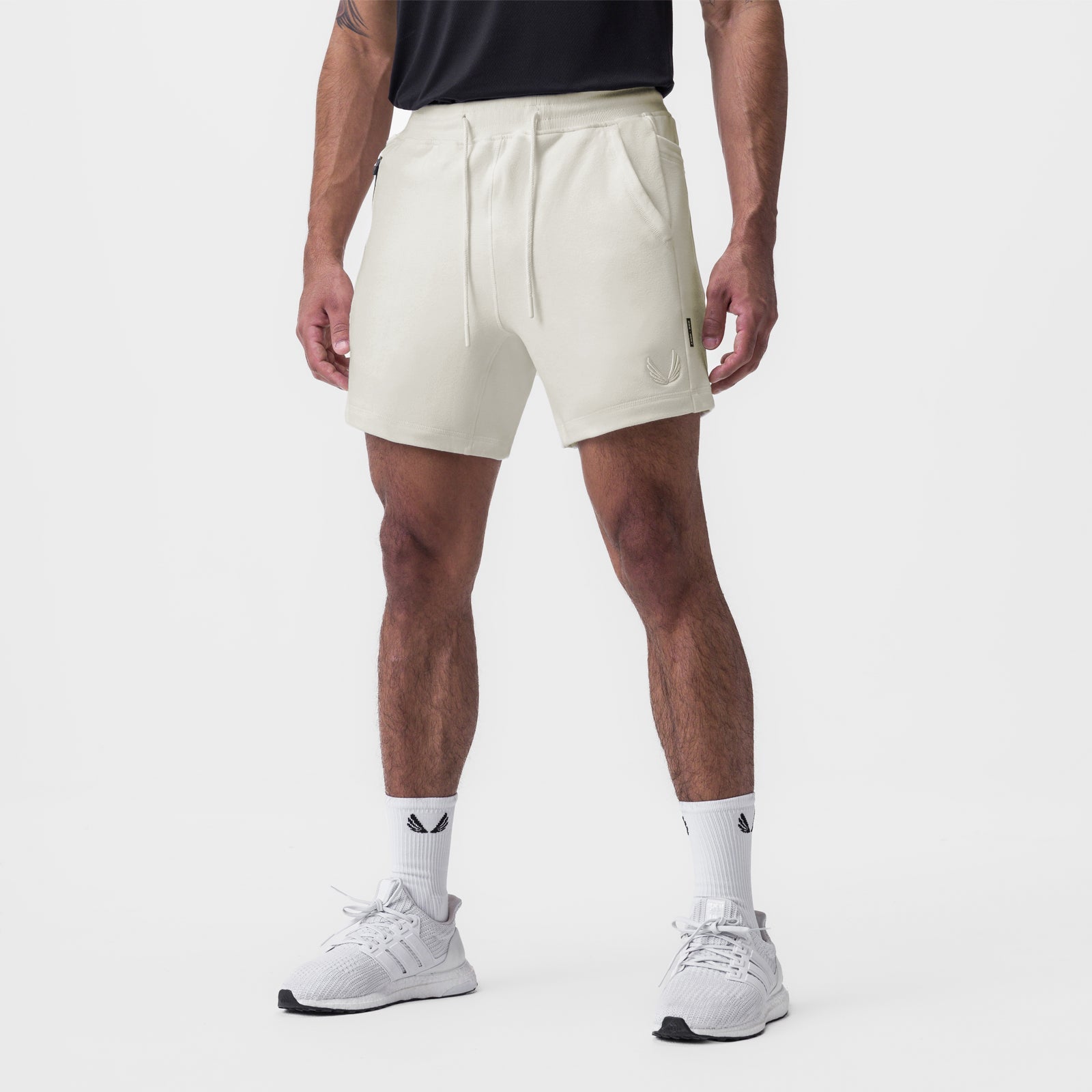 0867. Tech-Terry™ Sidelock Sweat Short Stone | ASRV Online