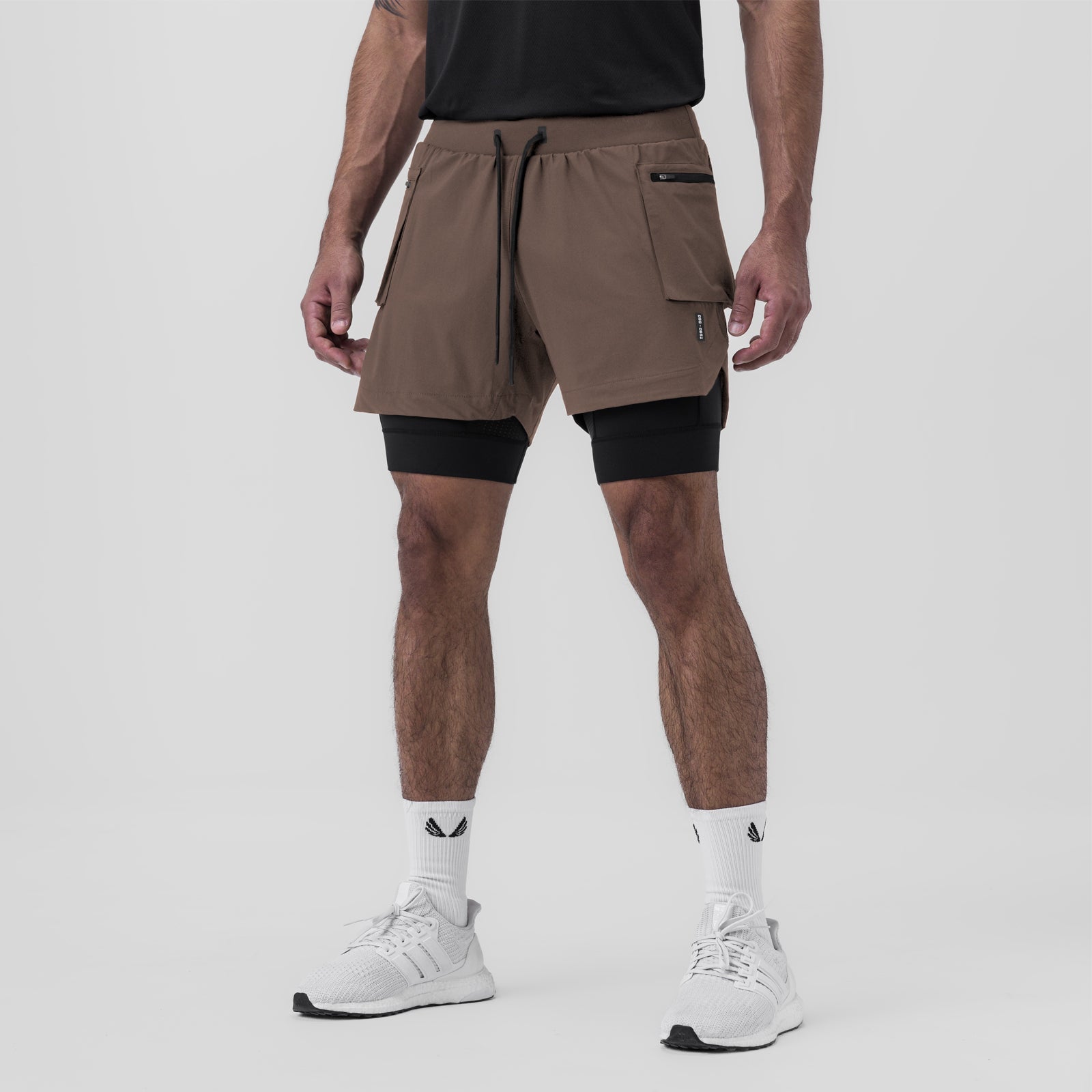 0651. Tetra-Lite® 5" Liner Cargo Short Deep Taupe | ASRV Discount