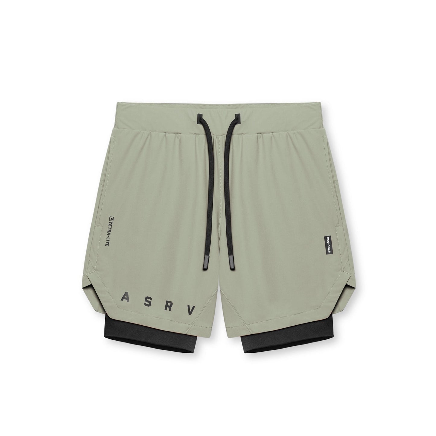0866. Tetra-Lite® 7" Liner Short Sage "ASRV"/Black | ASRV sale