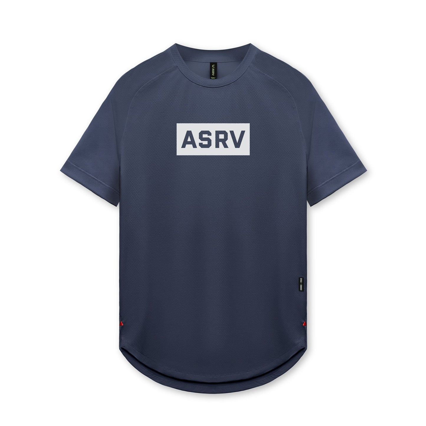 0660. AeroSilver® Established Tee Navy "Box Logo" | ASRV Online