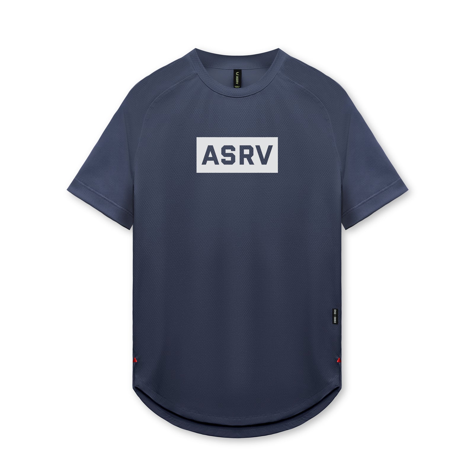 0660. AeroSilver® Established Tee Navy "Box Logo" | ASRV Online