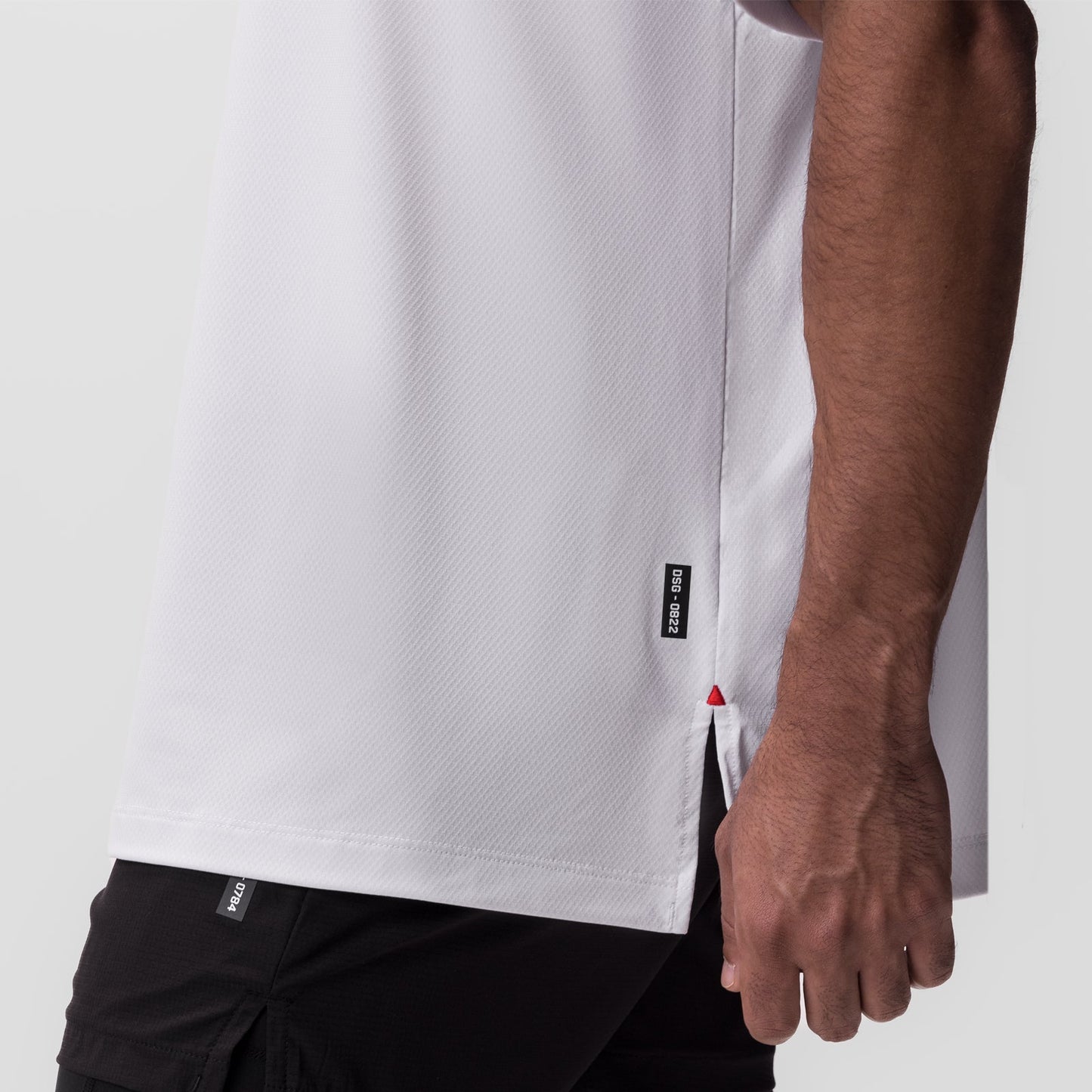 0822. AeroSilver® Oversized Tee White "Box Logo" | ASRV Discount