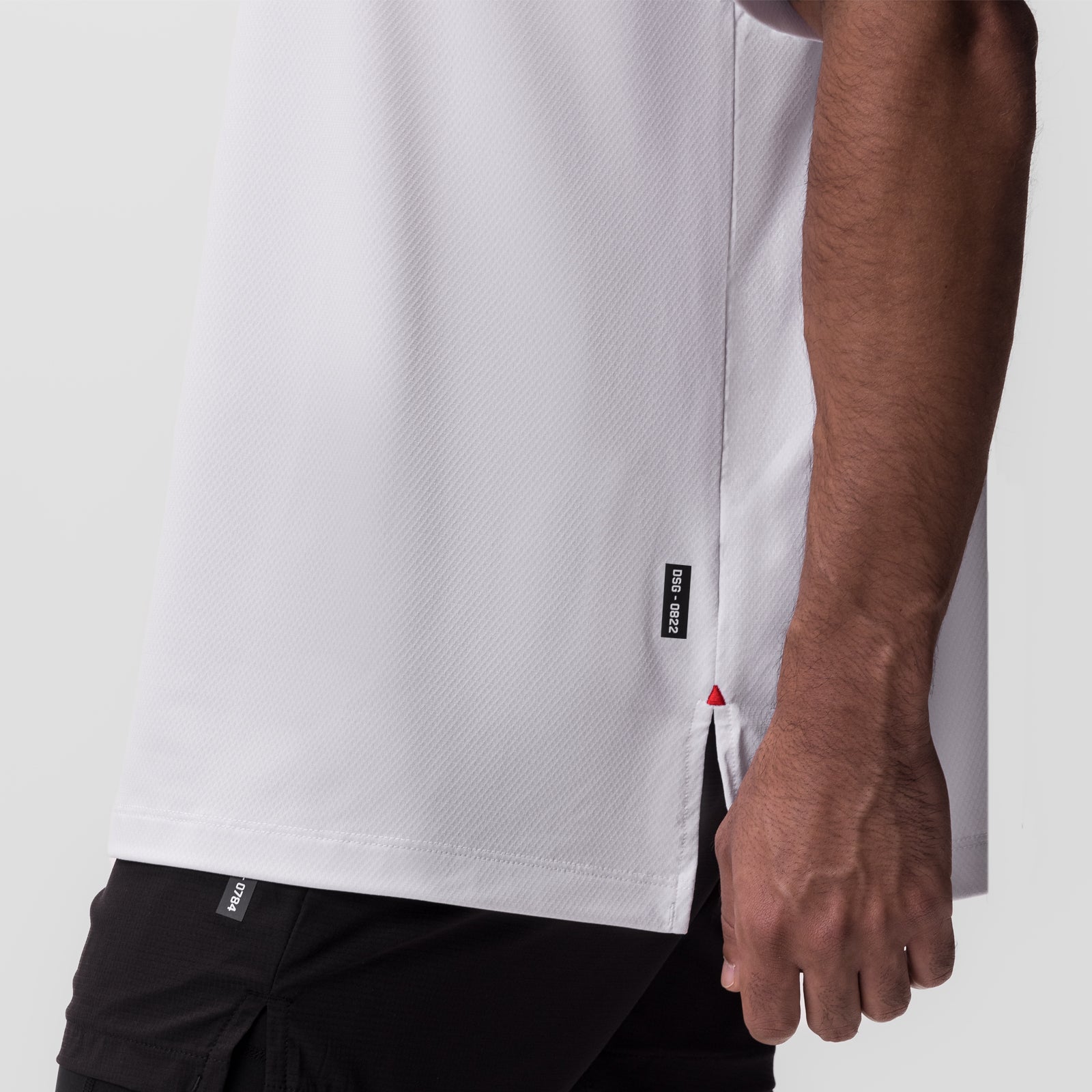 0822. AeroSilver® Oversized Tee White "Box Logo" | ASRV Discount