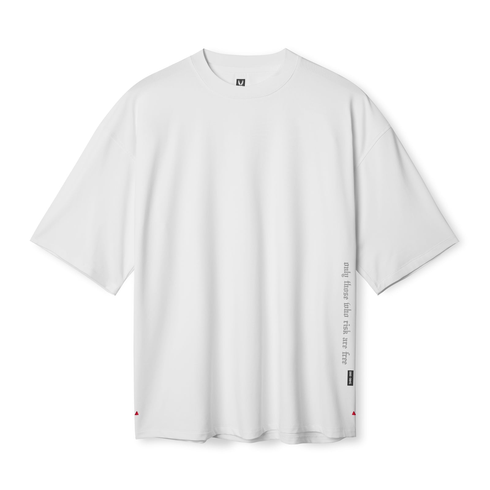 0841. 3D-Lite® 2.0 3/4-Sleeve Oversized Tee White "OTWR" | ASRV on sale