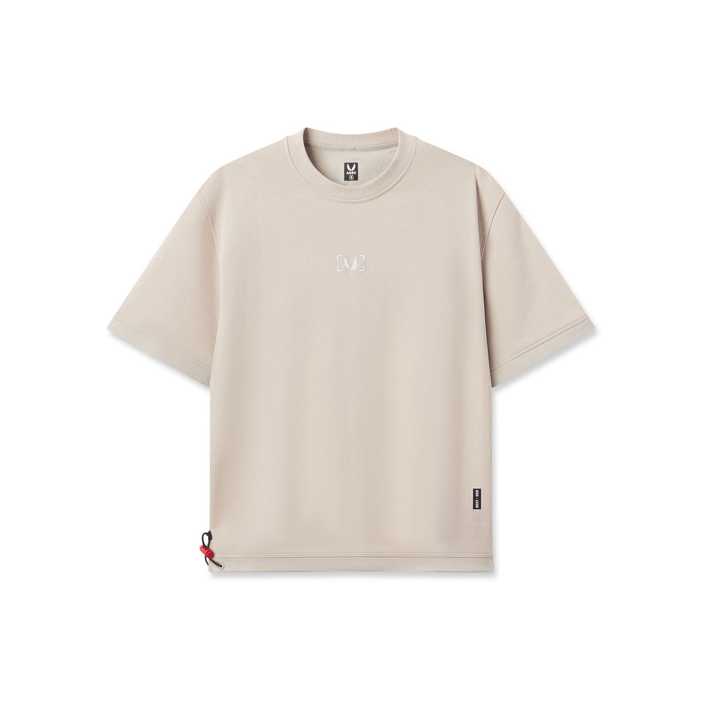 1026. Herringbone Terry Oversized Cinch Tee Chai | ASRV for sale