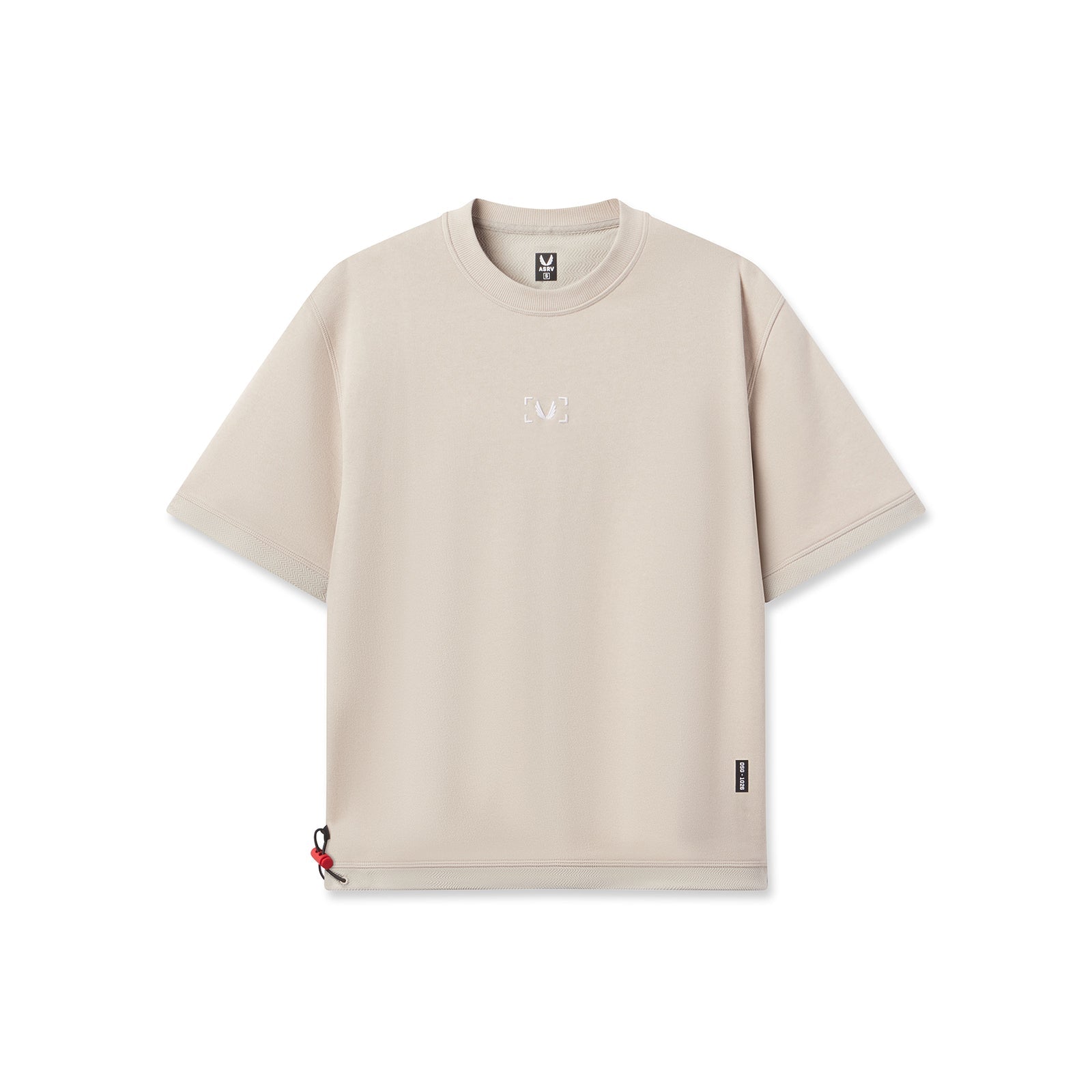 1026. Herringbone Terry Oversized Cinch Tee Chai | ASRV for sale