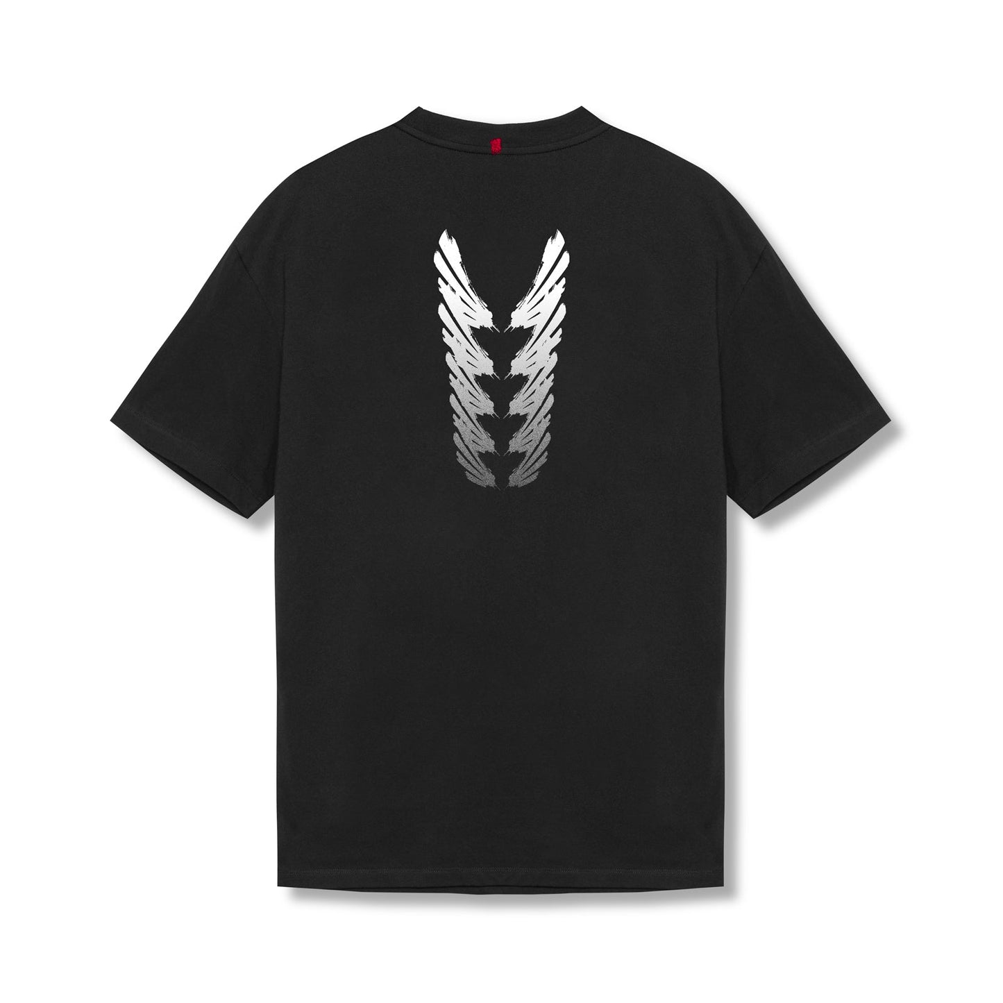 0797. Tech Essential™ Relaxed Tee Black "Brush Stroke" | ASRV discount