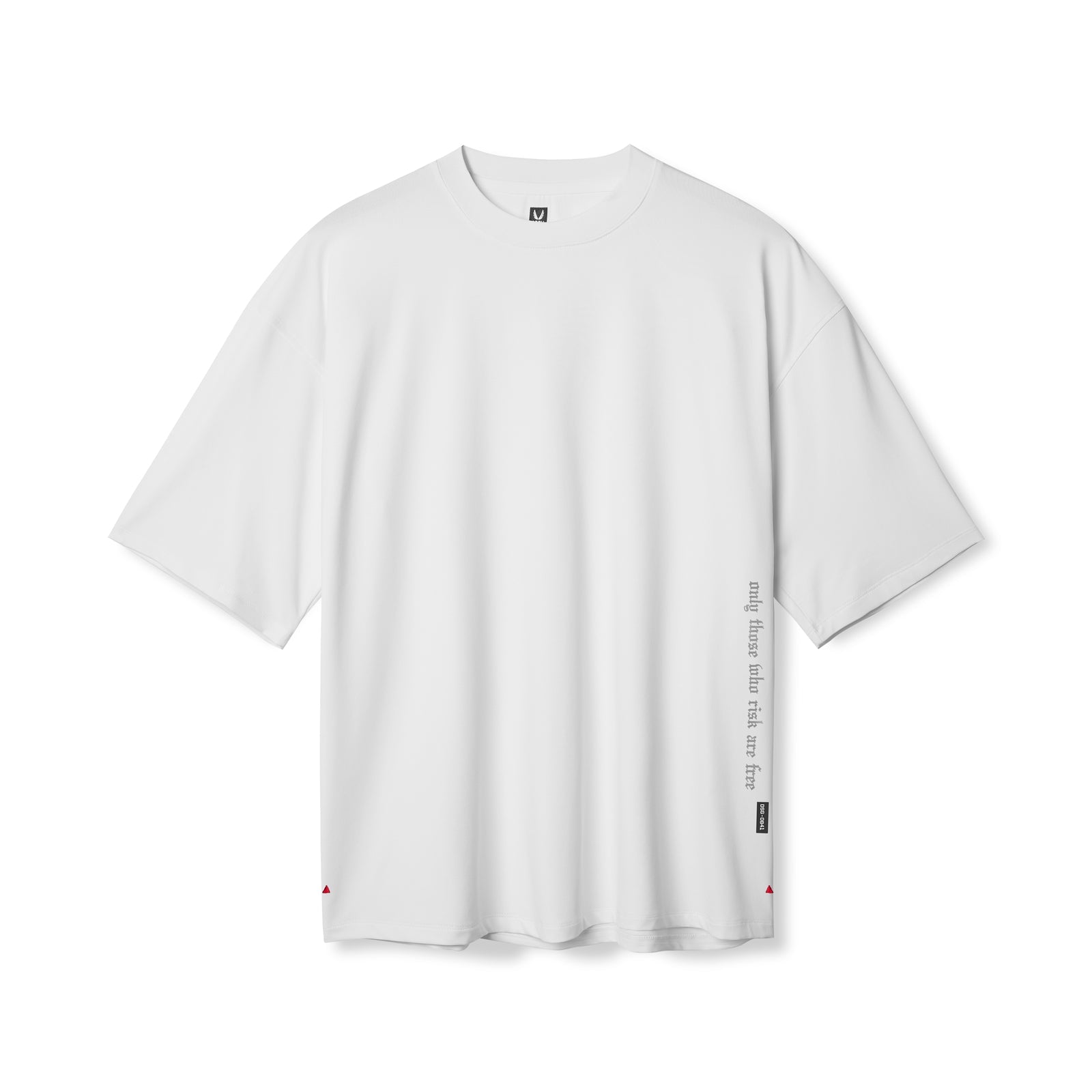 0841. 3D-Lite® 2.0 Lycra® 3/4-Sleeve Oversized Tee White "OTWR" | ASRV Online