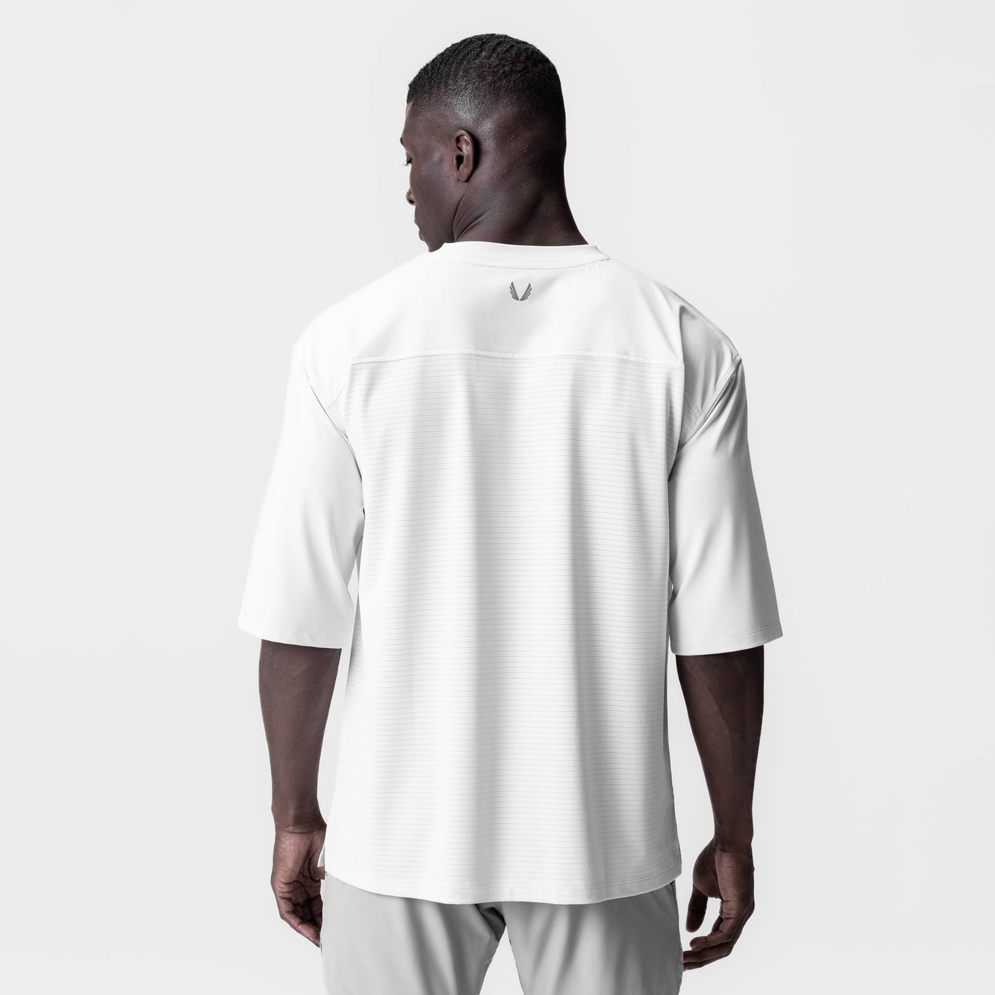 0841. 3D-Lite® 2.0 Lycra® 3/4-Sleeve Oversized Tee White "OTWR" | ASRV Online