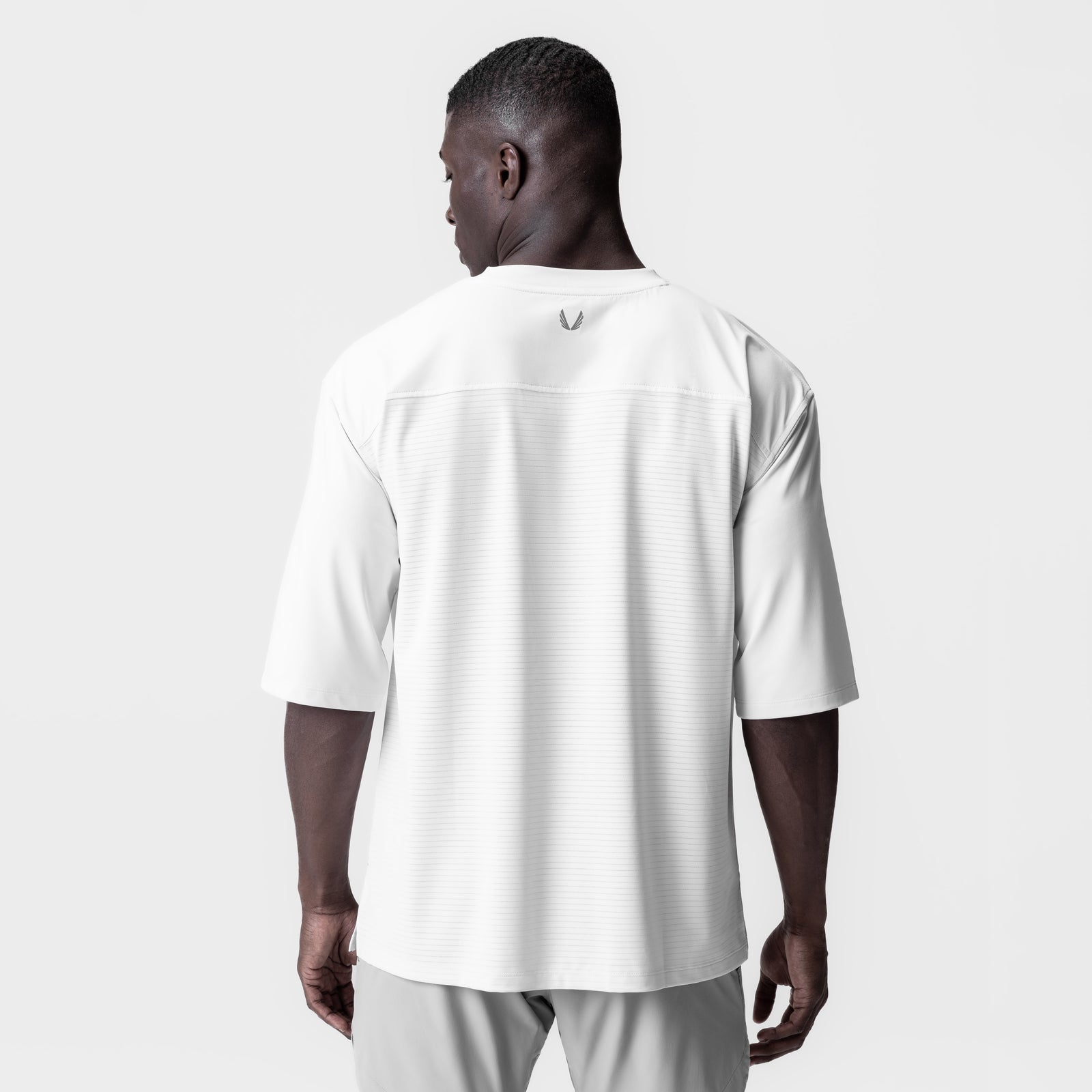 0841. 3D-Lite® 2.0 Lycra® 3/4-Sleeve Oversized Tee White "OTWR" | ASRV Online