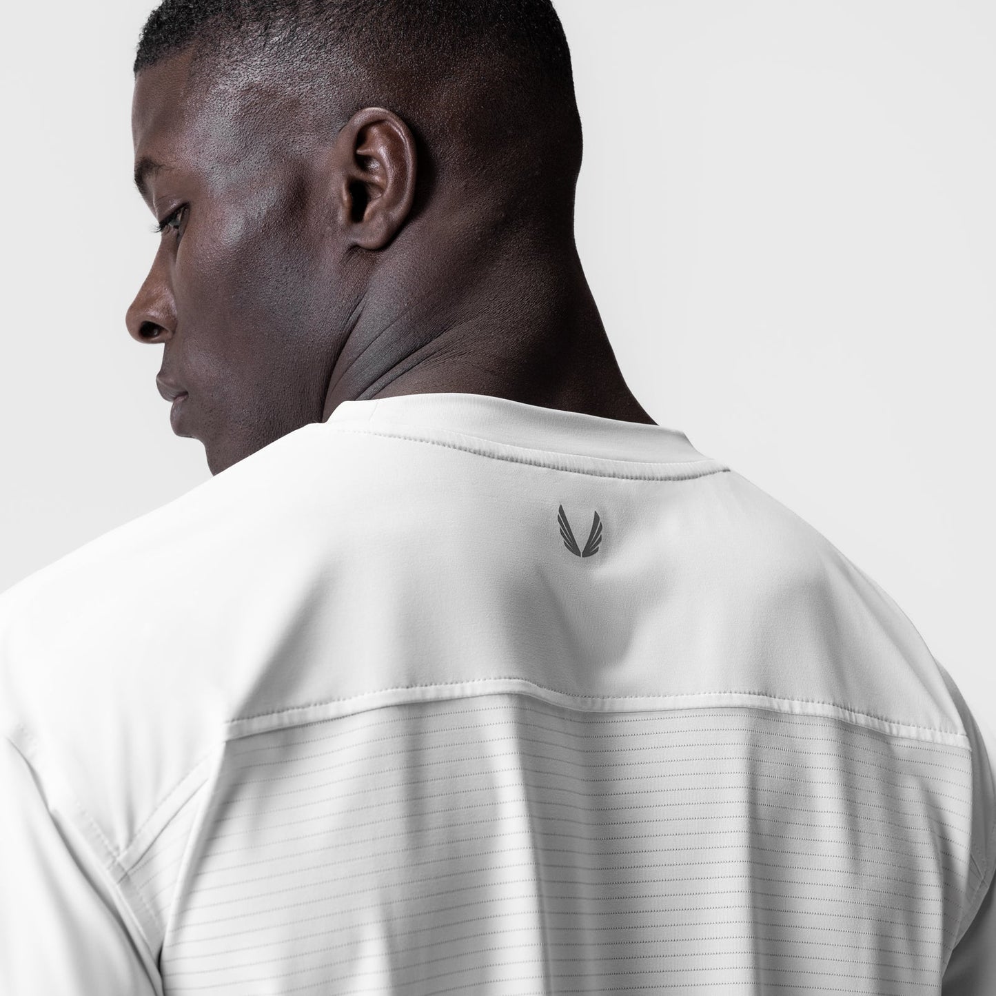 0841. 3D-Lite® 2.0 Lycra® 3/4-Sleeve Oversized Tee White "OTWR" | ASRV Online