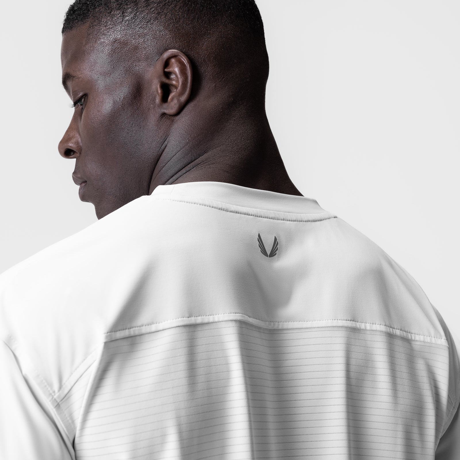 0841. 3D-Lite® 2.0 Lycra® 3/4-Sleeve Oversized Tee White "OTWR" | ASRV Online