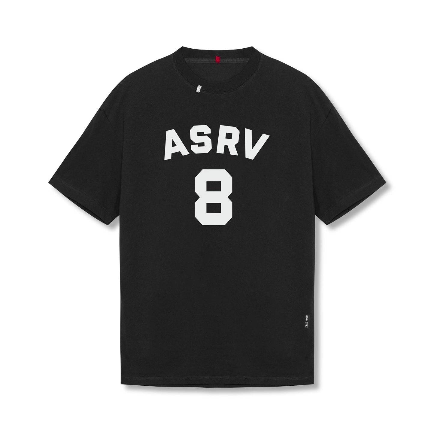 0797. Tech Essential™ Relaxed Tee Black "ASRV 8" | ASRV Discount