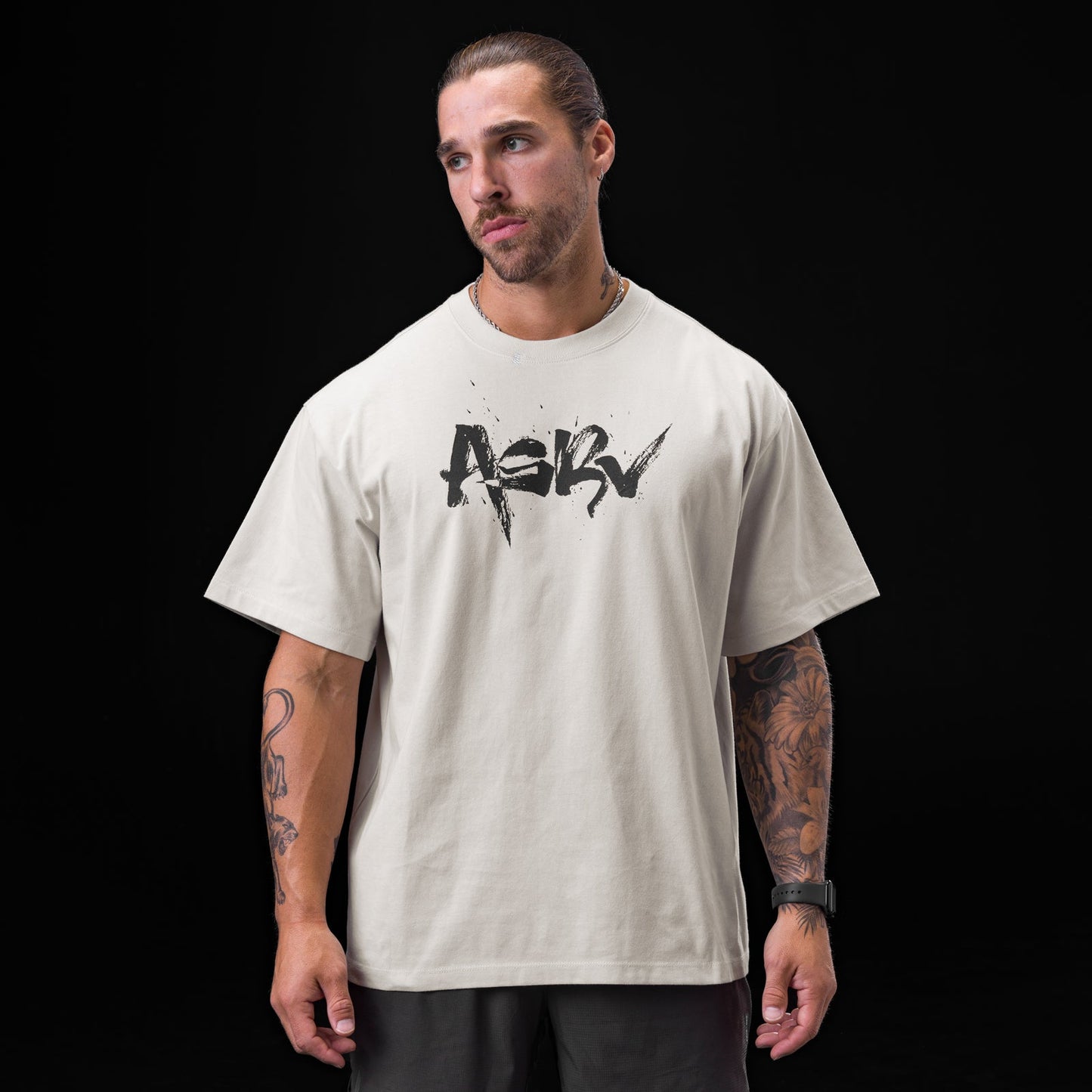 0797. Tech Essential™ Relaxed Tee Stone "Koi" | ASRV sale