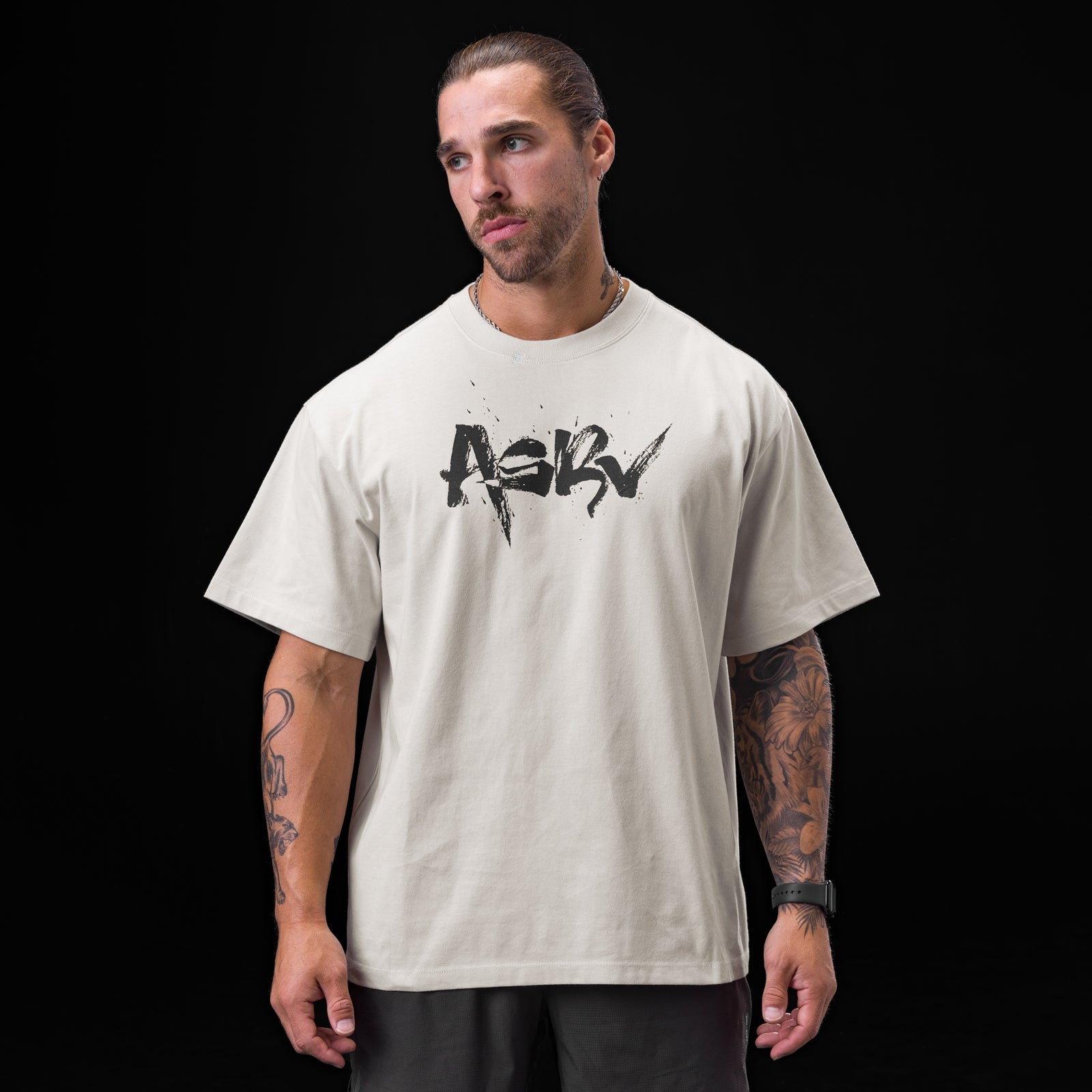 0797. Tech Essential™ Relaxed Tee Stone "Koi" | ASRV sale