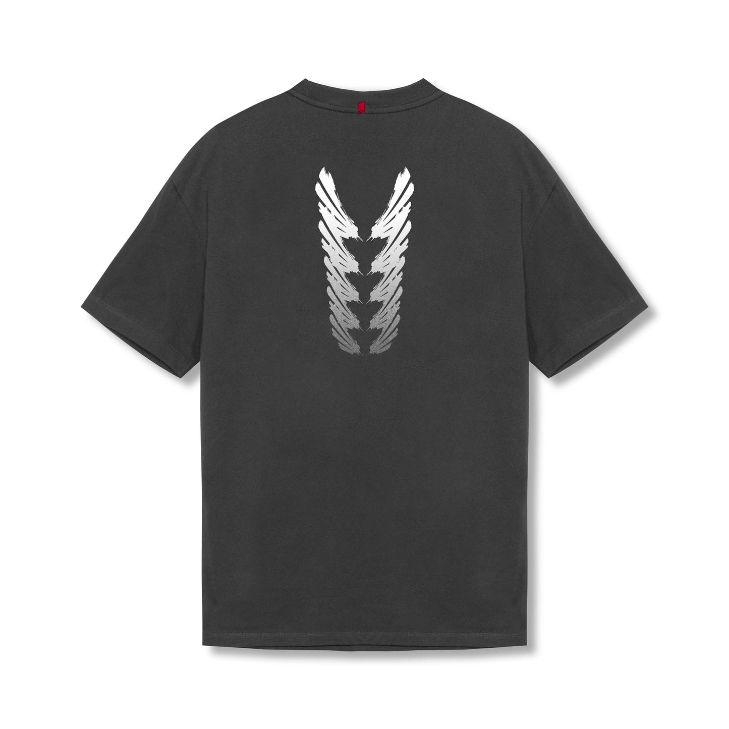0797. Tech Essential™ Relaxed Tee Space Grey "Brush Stroke" | ASRV discount